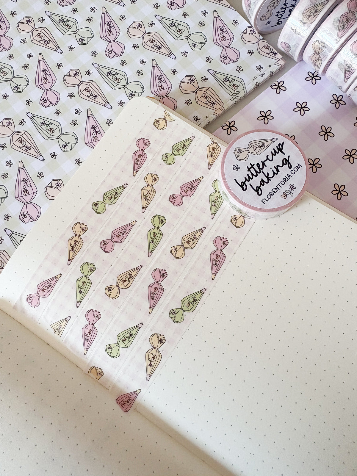 Buttercup Baking Washi Tape