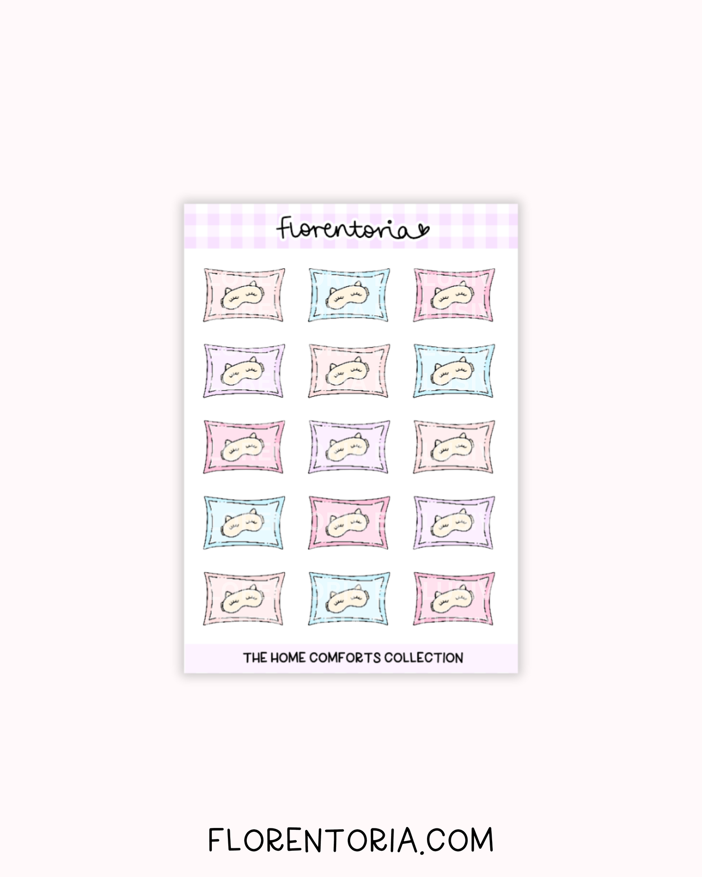 Home Comforts Sticker Sheet