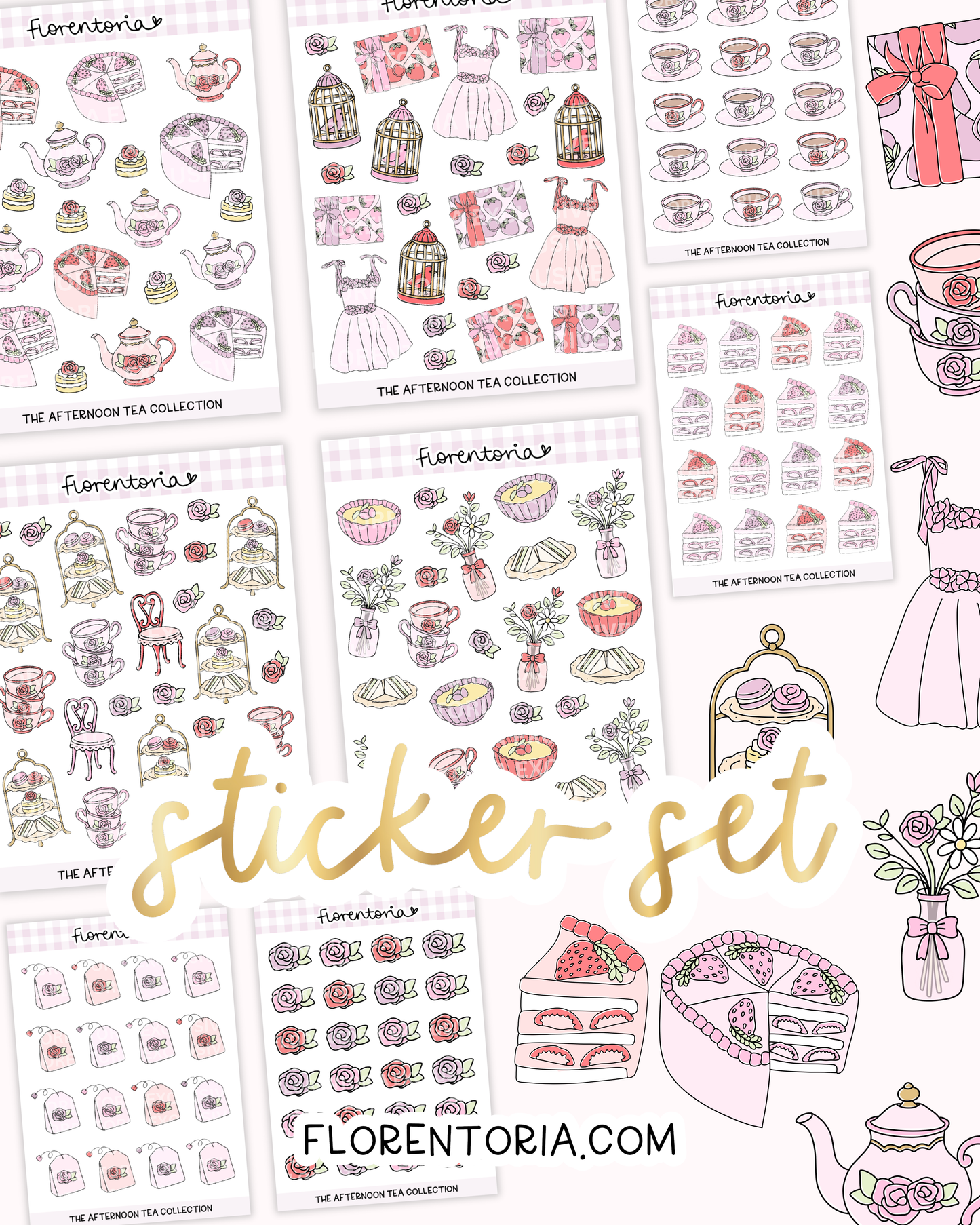 Afternoon Tea Sticker Set
