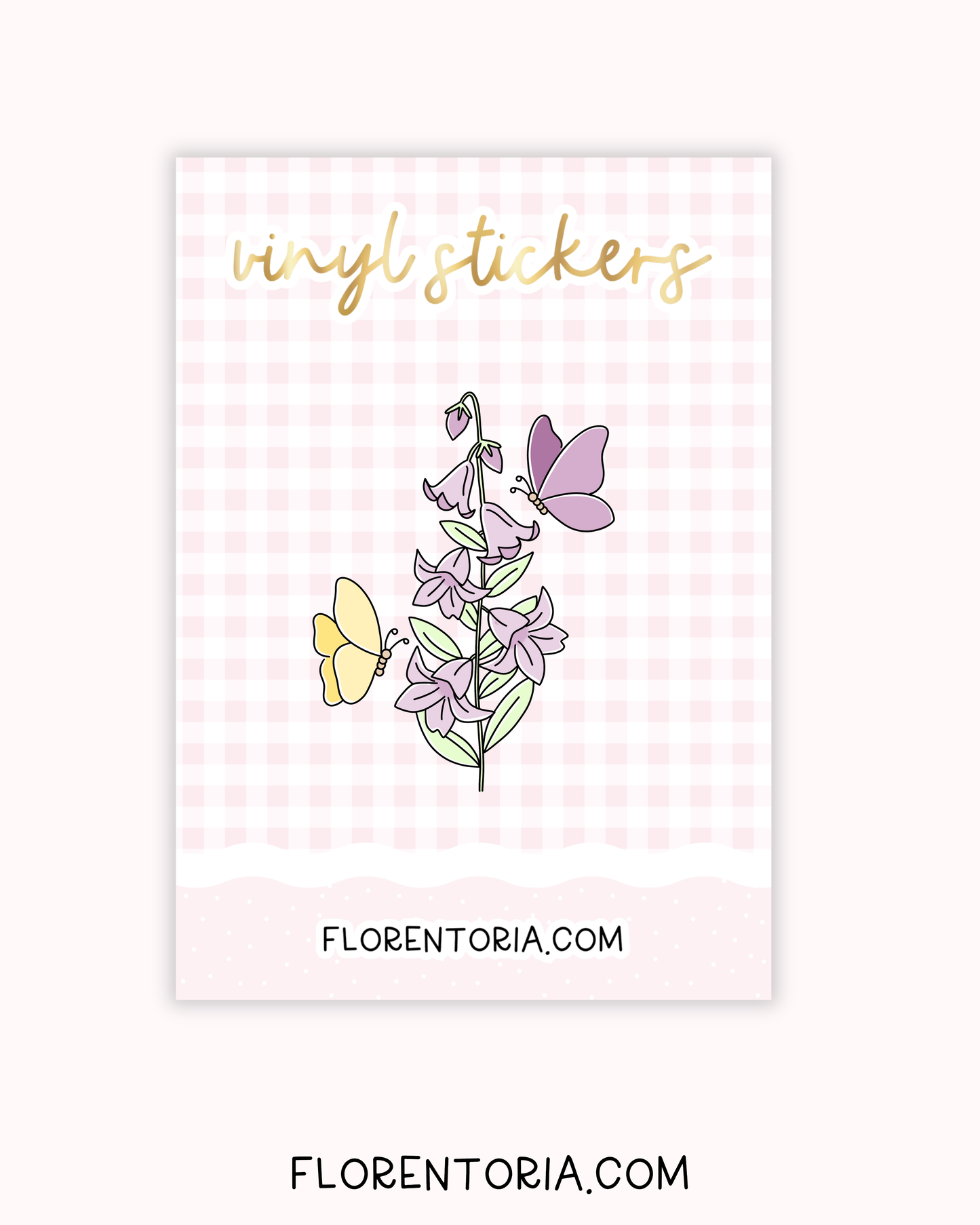 Butterfly Garden Vinyl Sticker