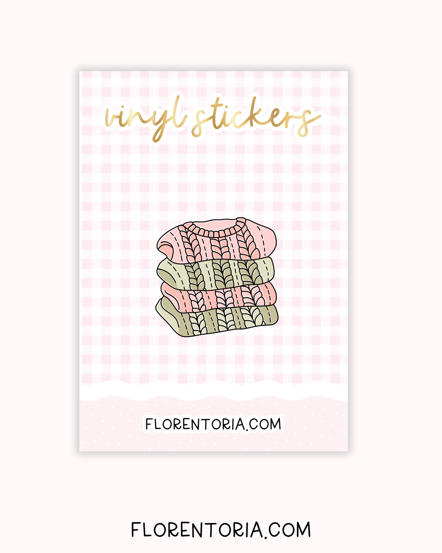 Sweater Weather Vinyl Sticker