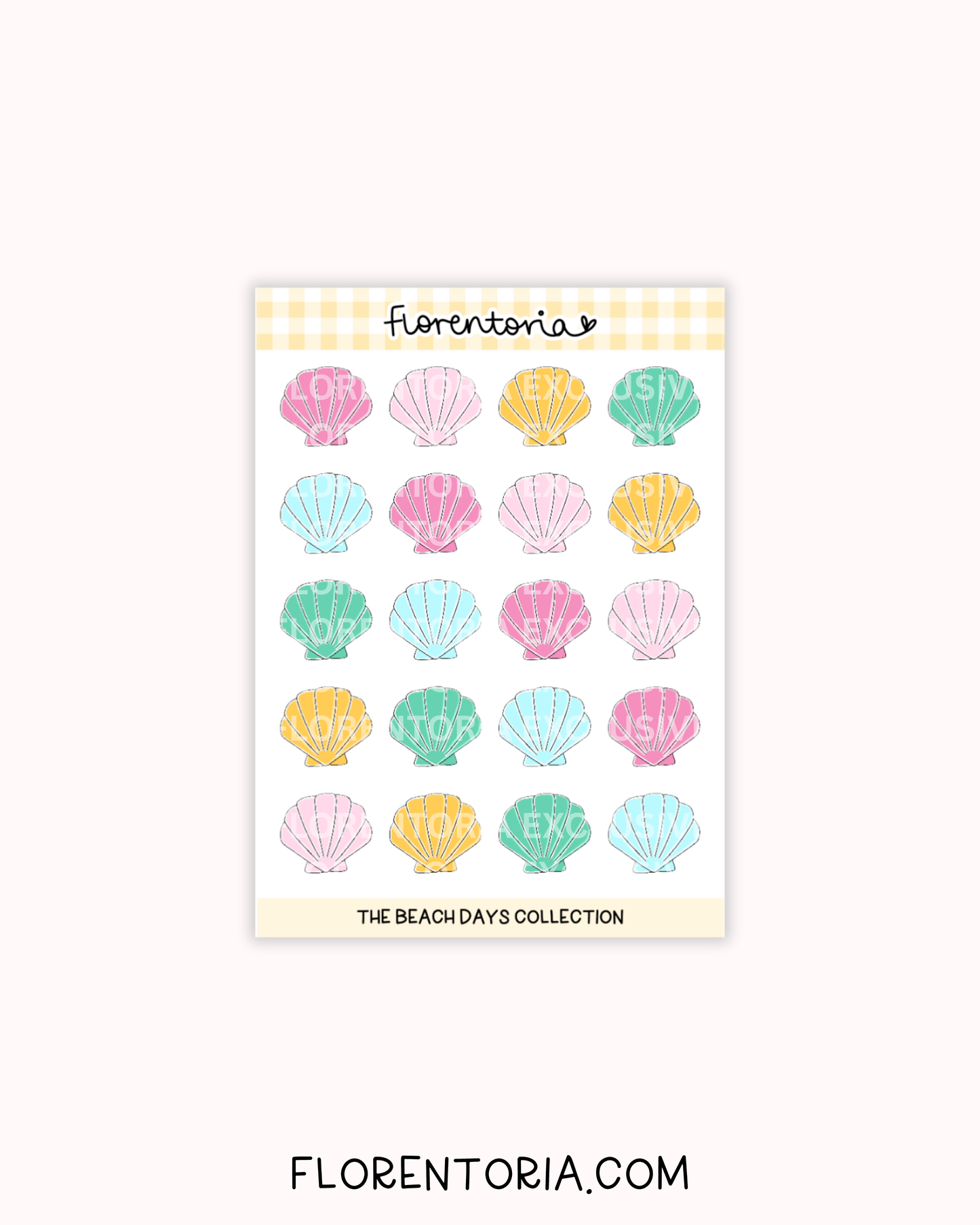 Beach Days Sticker Sheet