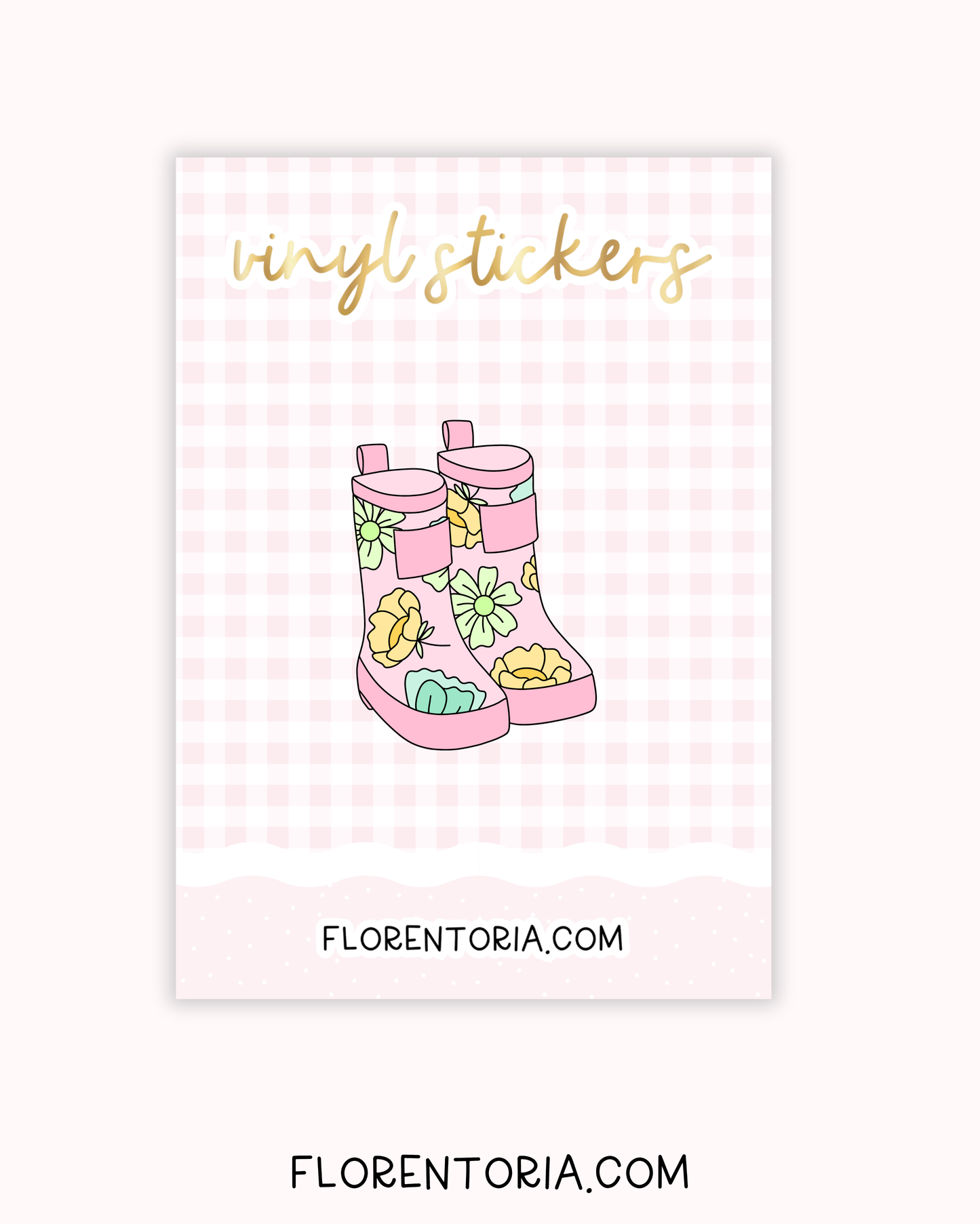 April Showers Vinyl Sticker