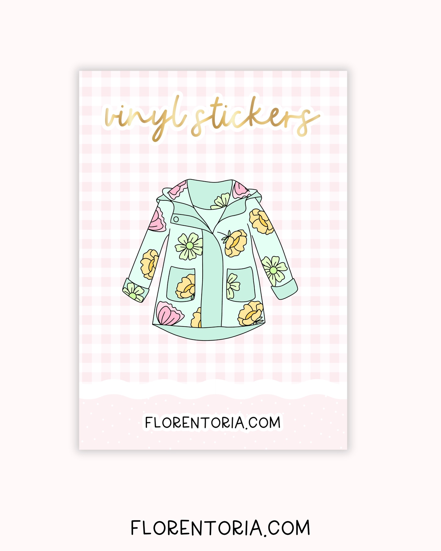 April Showers Vinyl Sticker