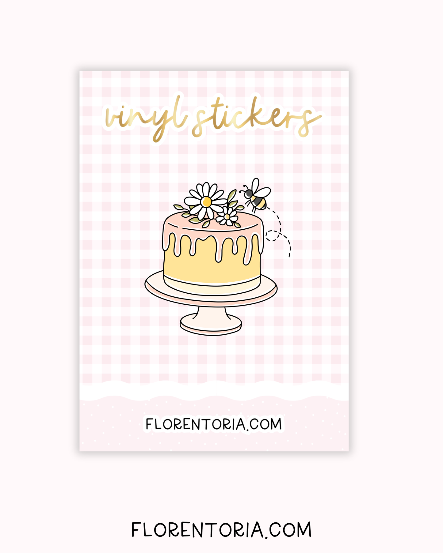 Happy Bee Day Vinyl Sticker