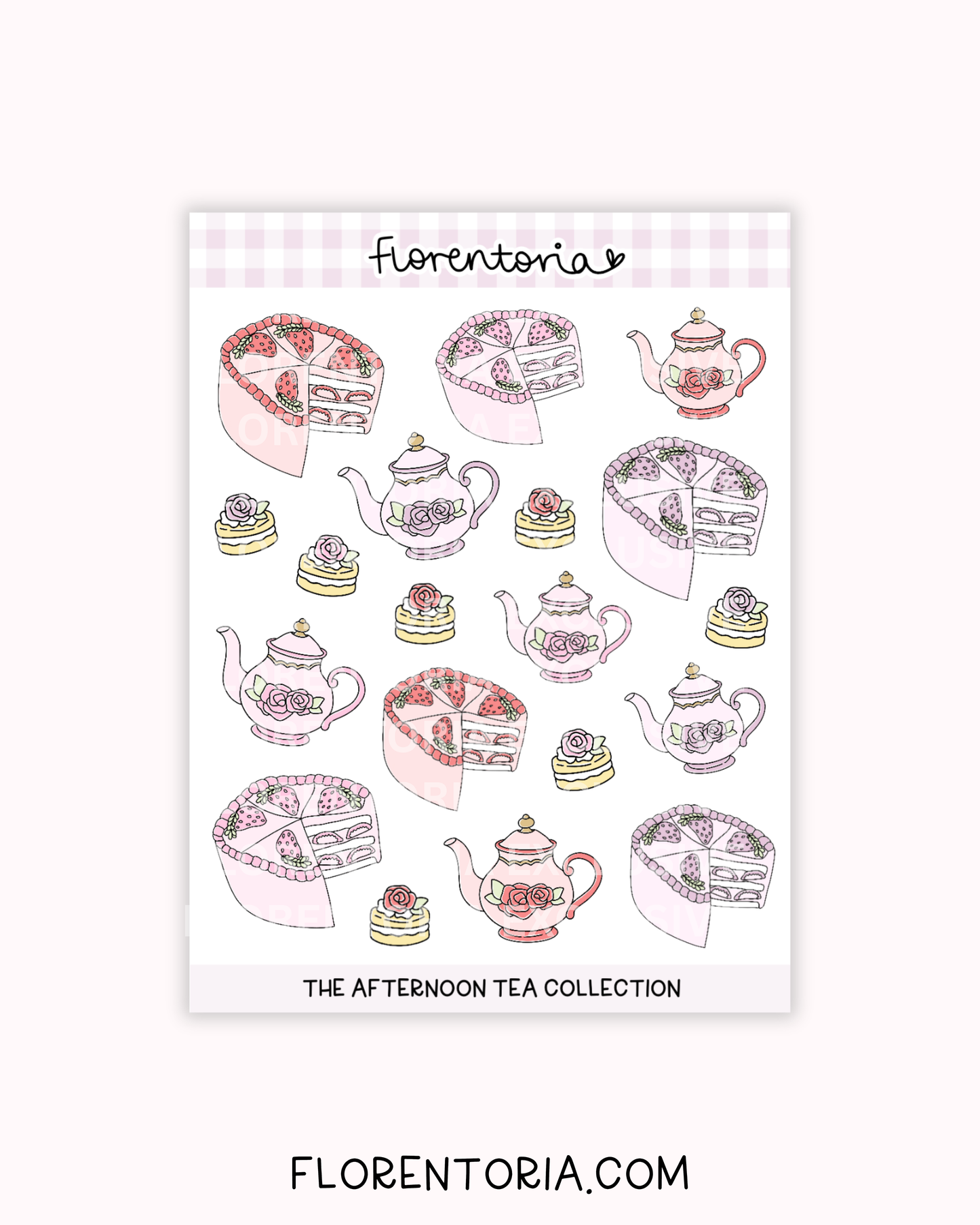 Afternoon Tea Sticker Sheet