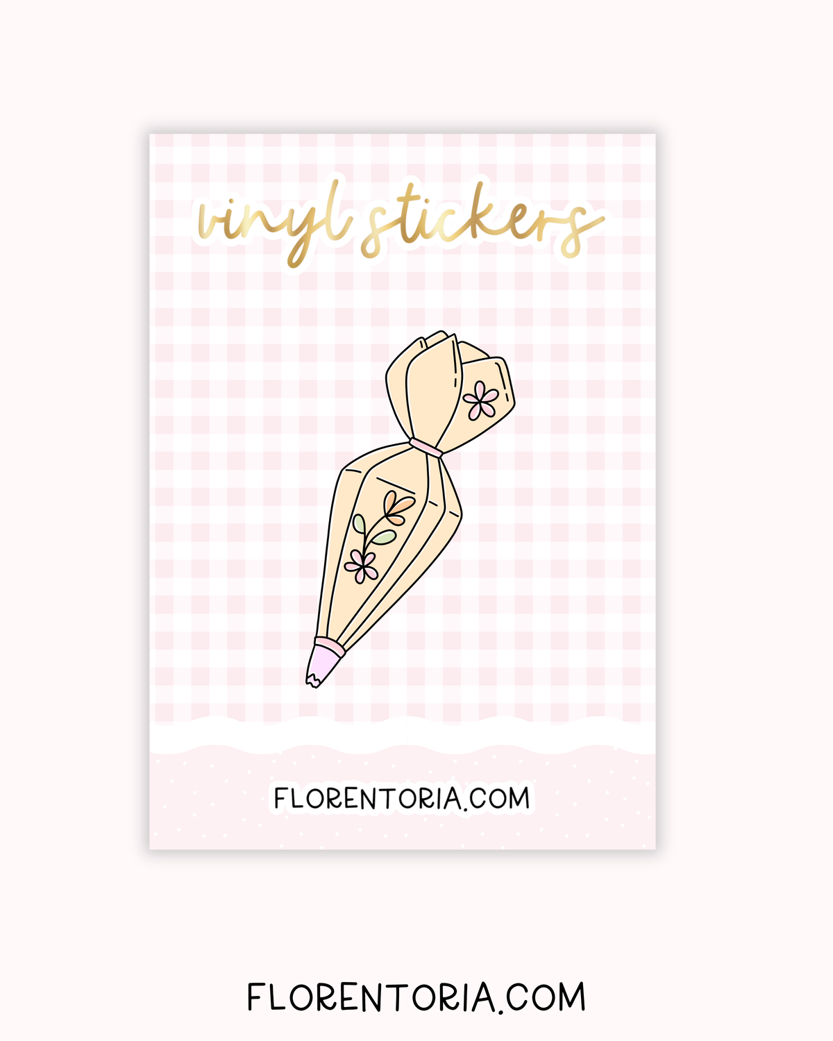 Buttercup Baking Vinyl Sticker