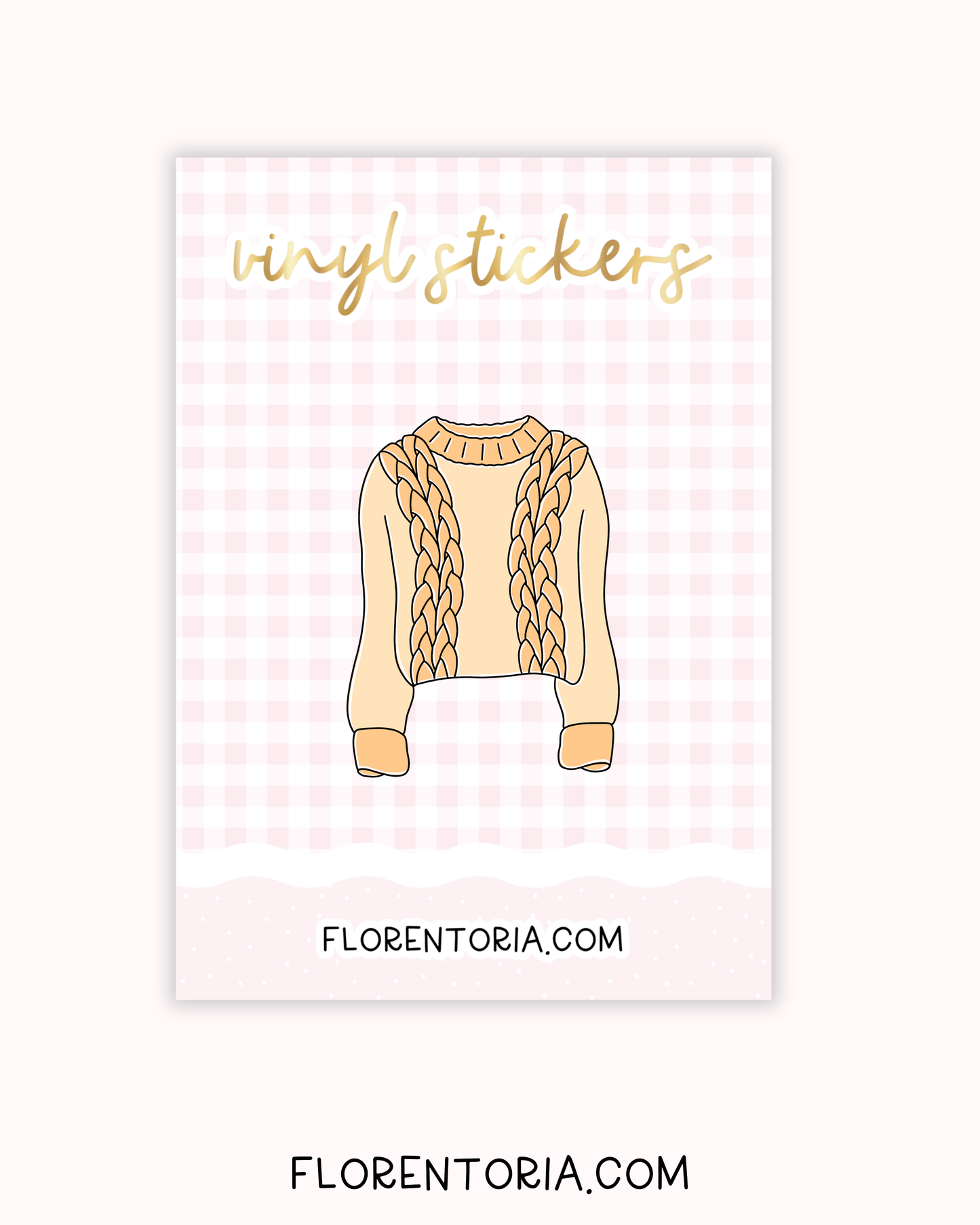 Sweater Weather Vinyl Sticker