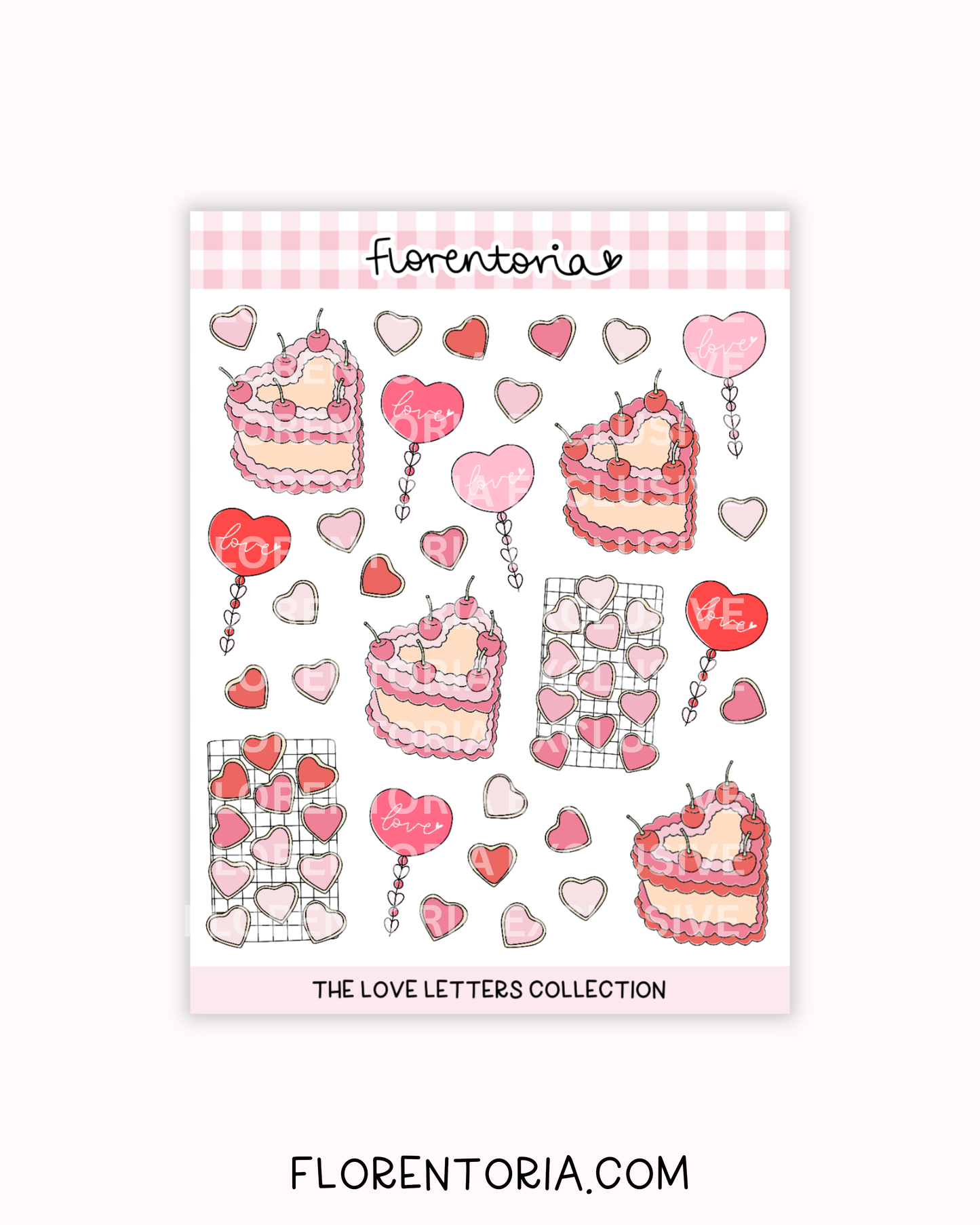 Love Letters Sticker Sheet