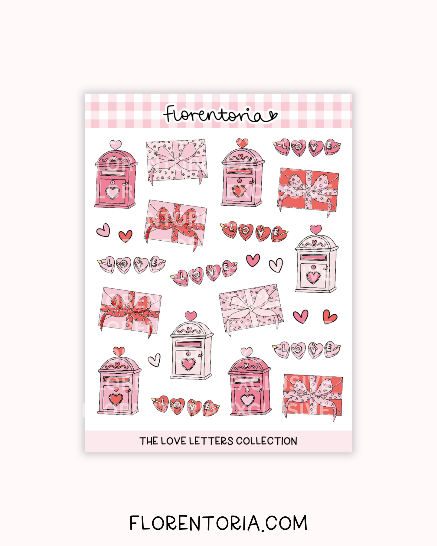 Love Letters Sticker Sheet