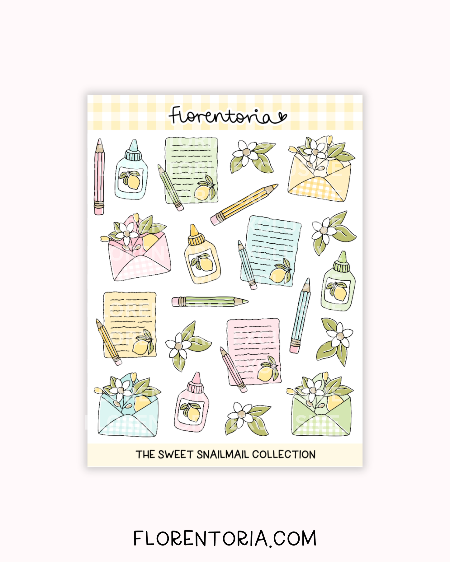 Sweet Snailmail Sticker Sheet