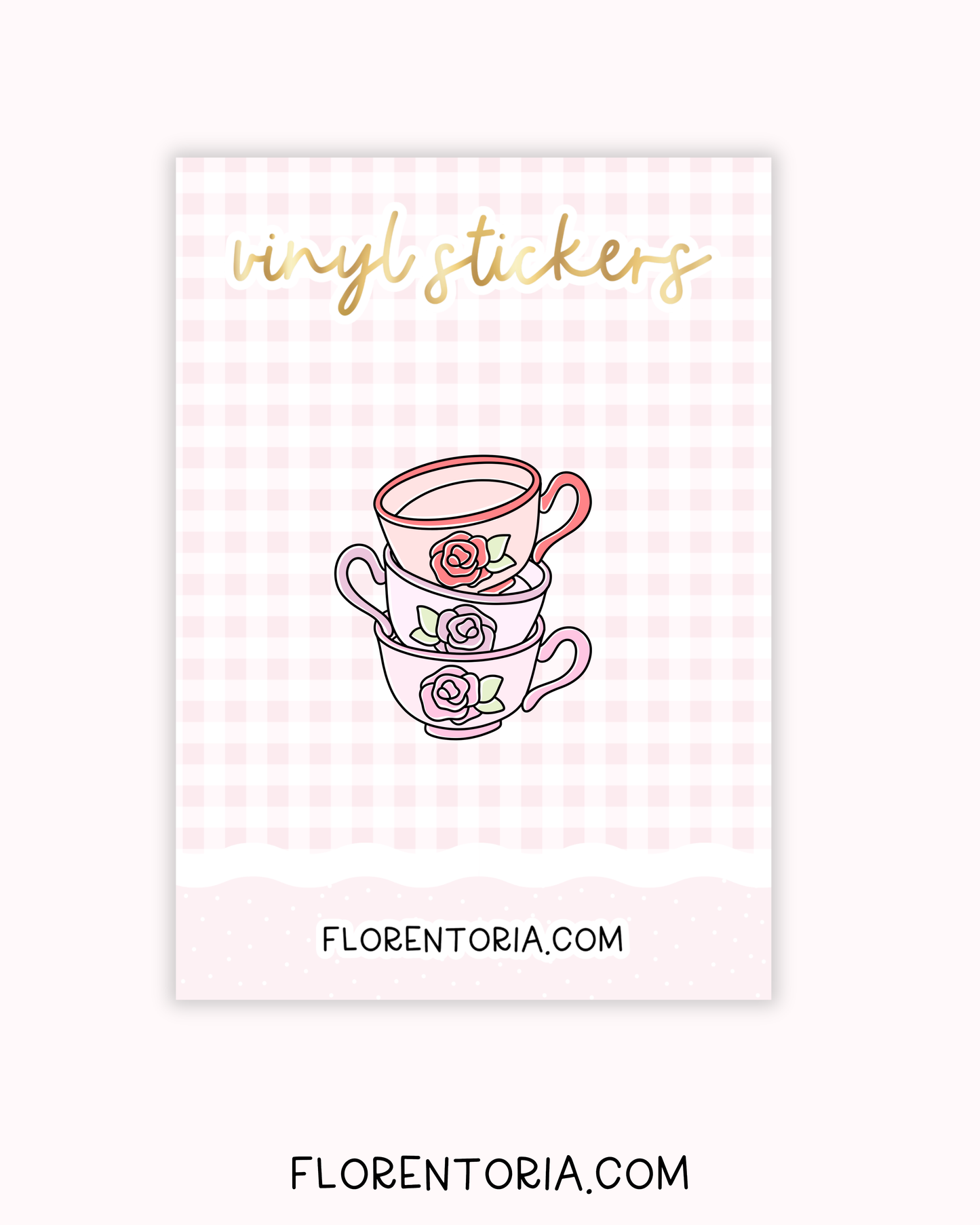 Afternoon Tea Vinyl Sticker