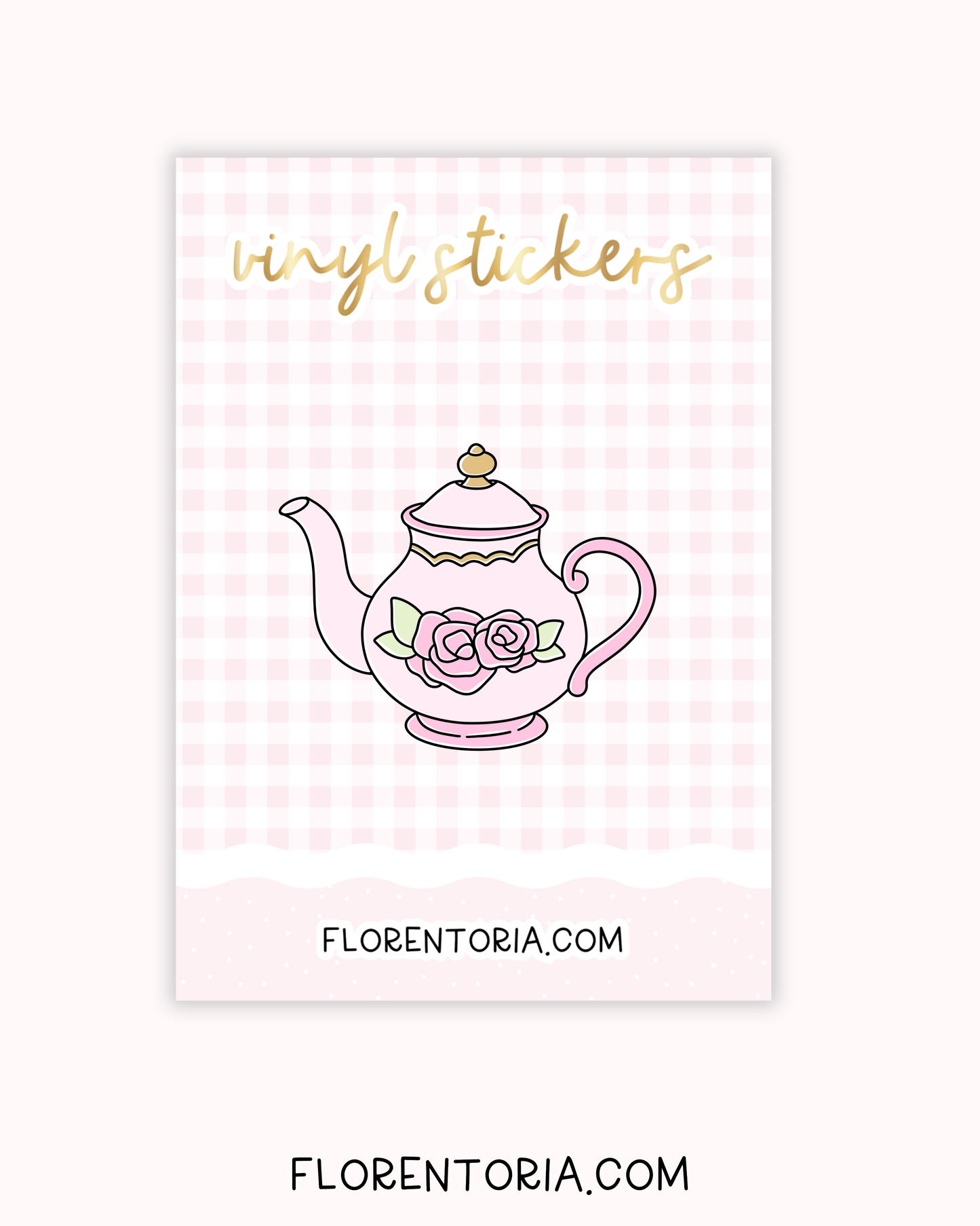 Afternoon Tea Vinyl Sticker