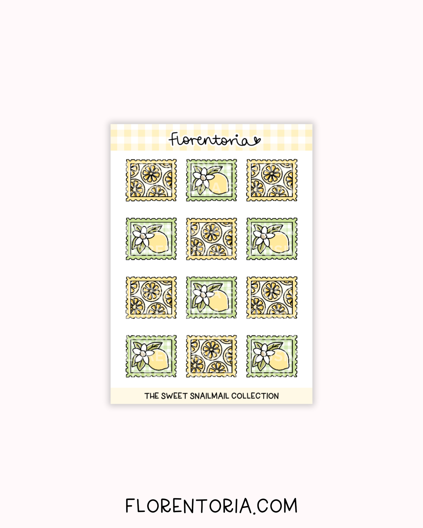 Sweet Snailmail Sticker Sheet