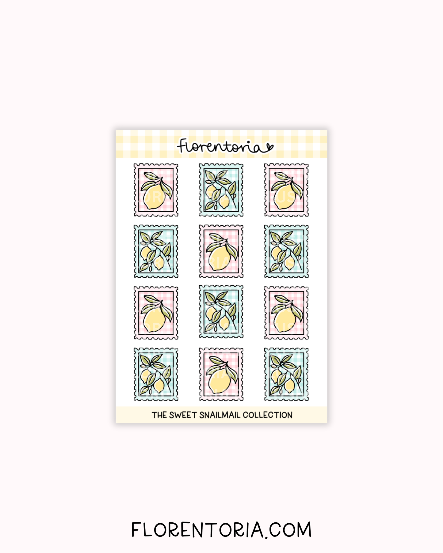 Sweet Snailmail Sticker Sheet
