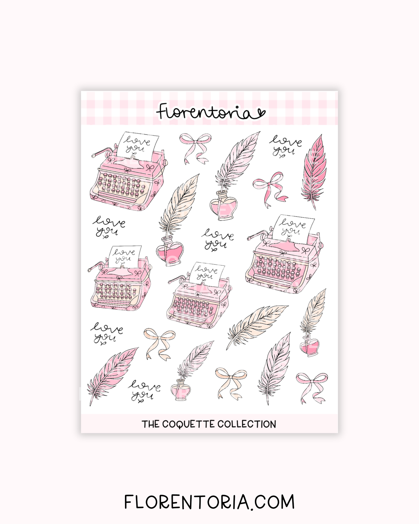 Coquette Sticker Sheet