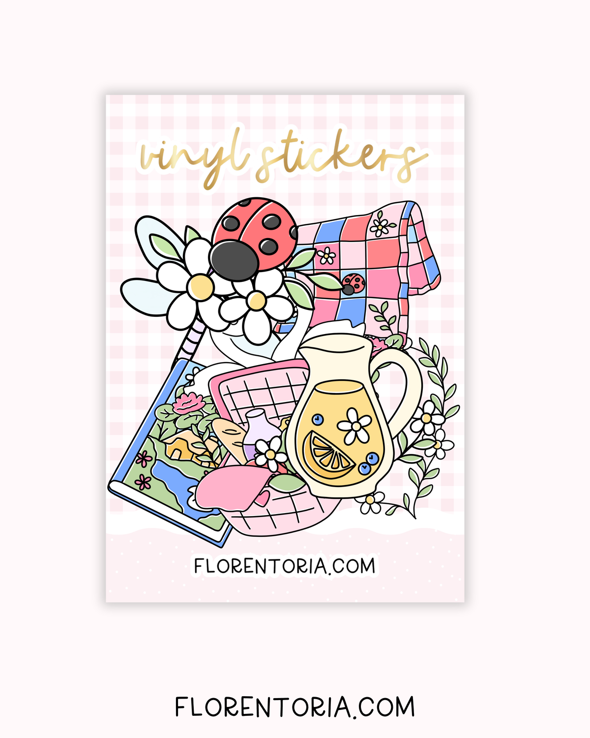 Lakeside Set Of 8 Vinyl Stickers