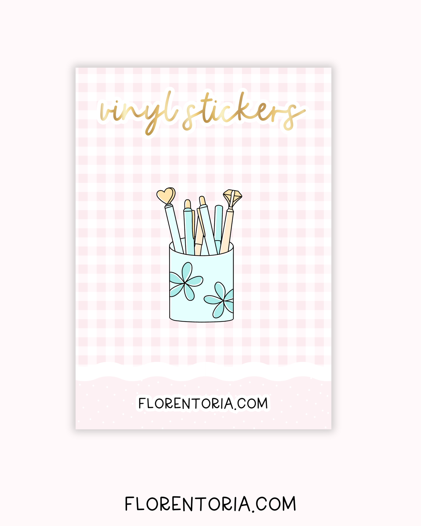 Pastel Plans Vinyl Sticker