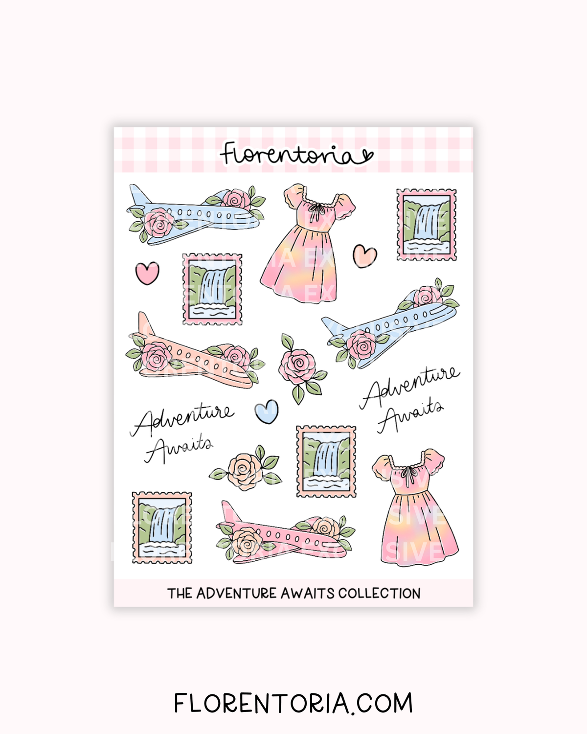 Adventure Awaits Sticker Sheet