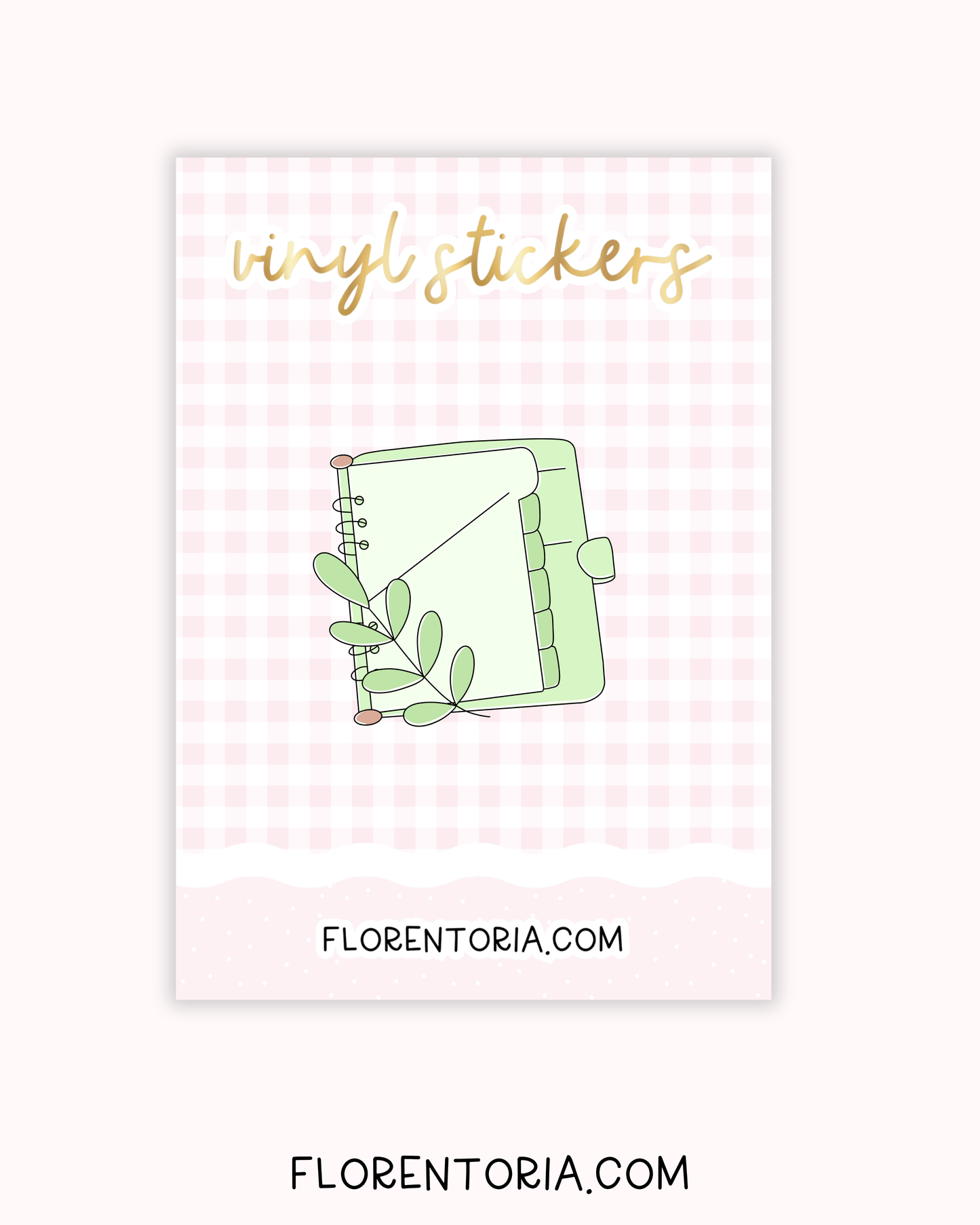 Pastel Plans Vinyl Sticker