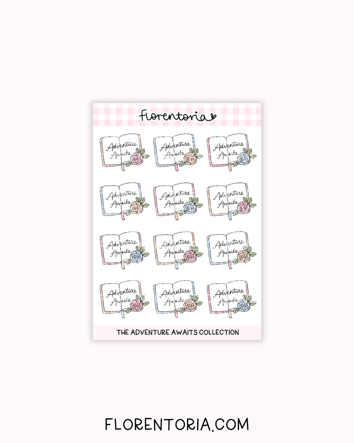 Adventure Awaits Sticker Sheet
