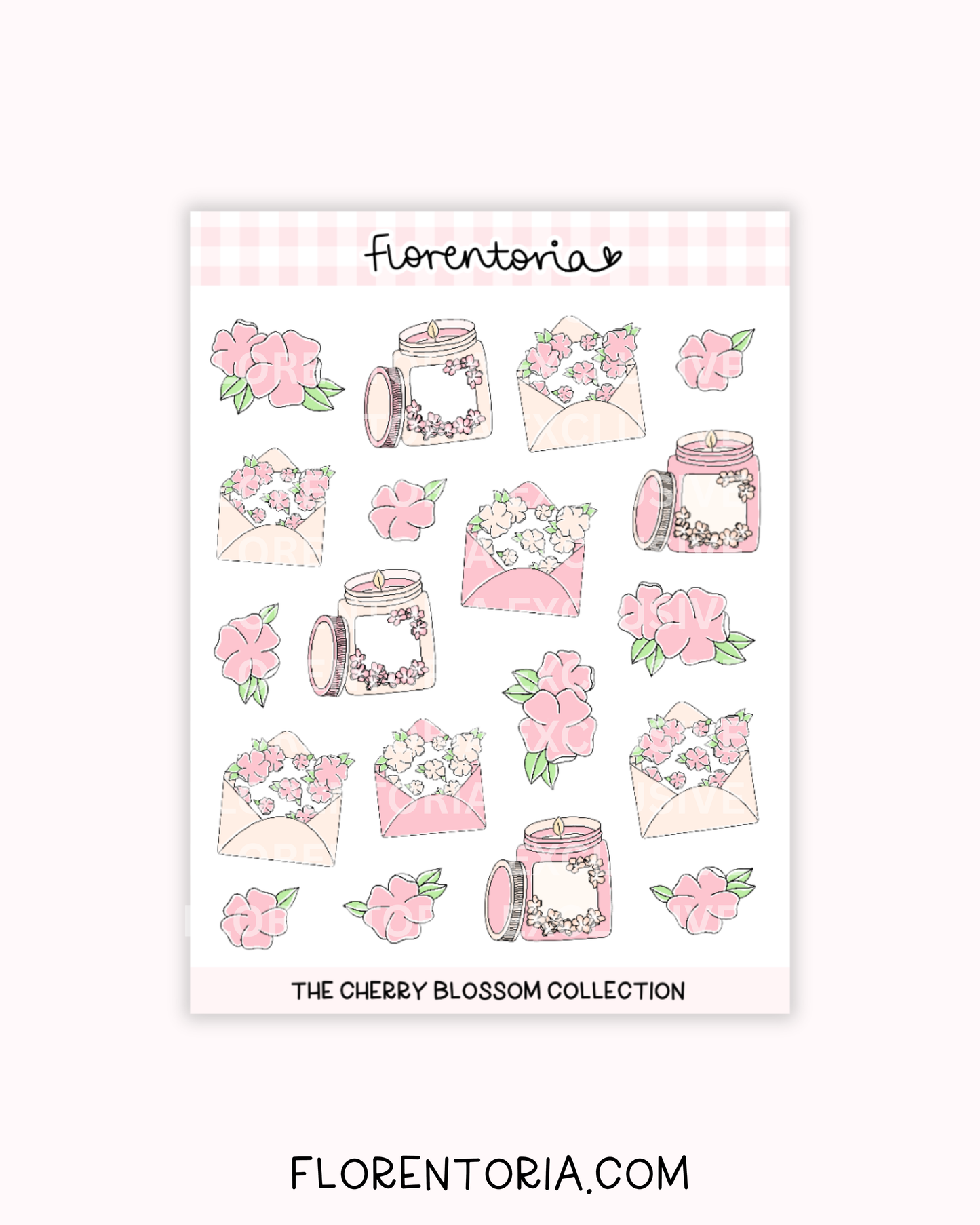 Cherry Blossom Sticker Sheet