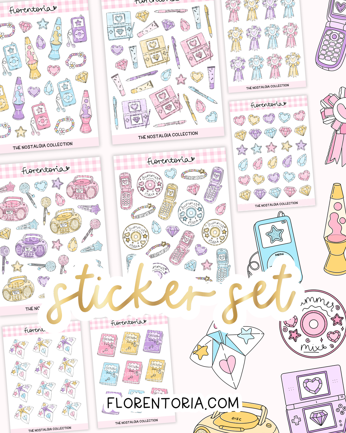 Nostalgia Sticker Set