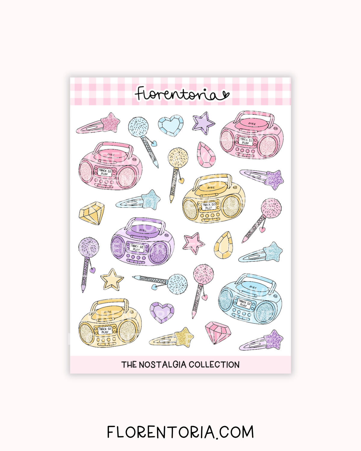Nostalgia Sticker Sheet