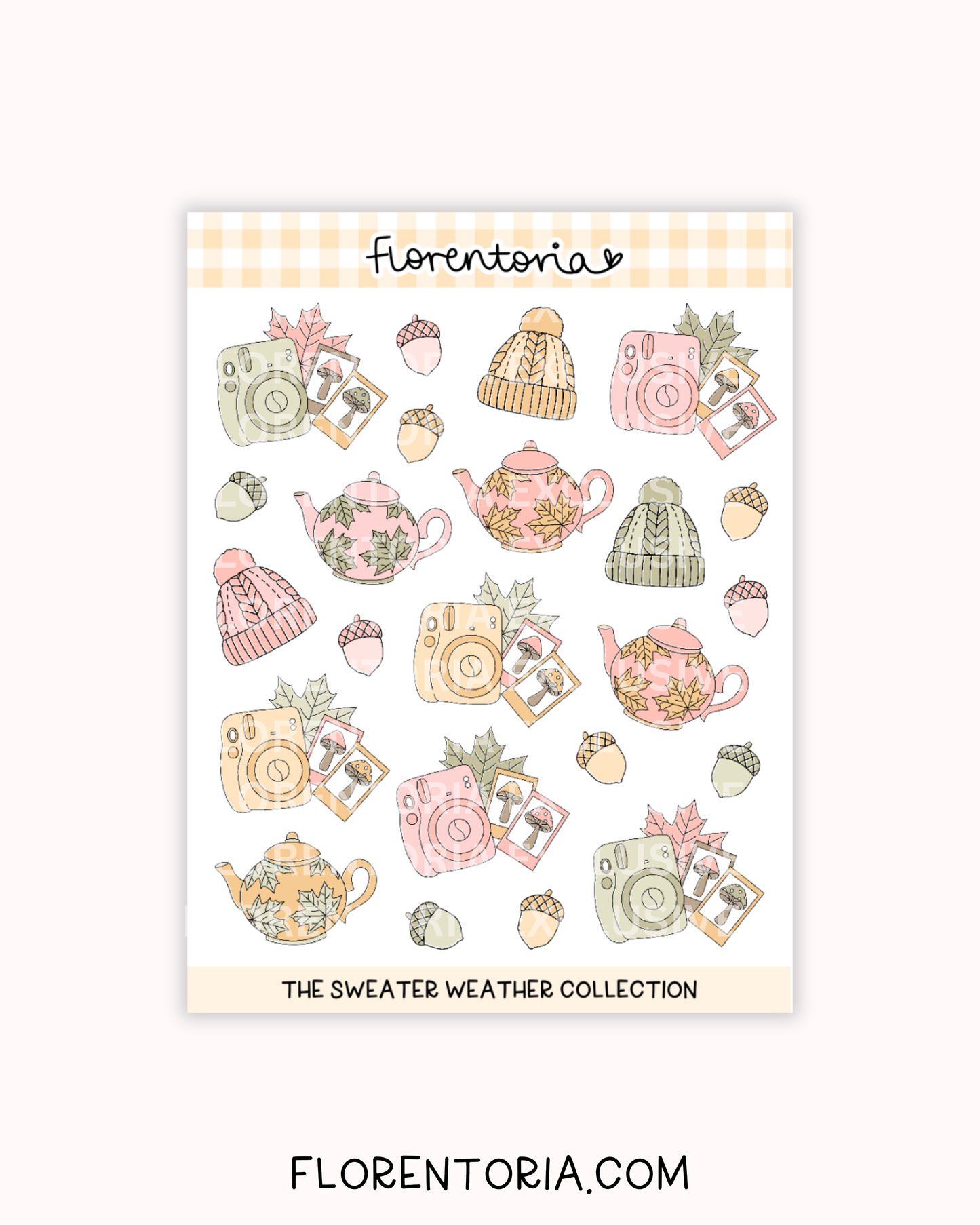 Sweater Weather Sticker Sheet