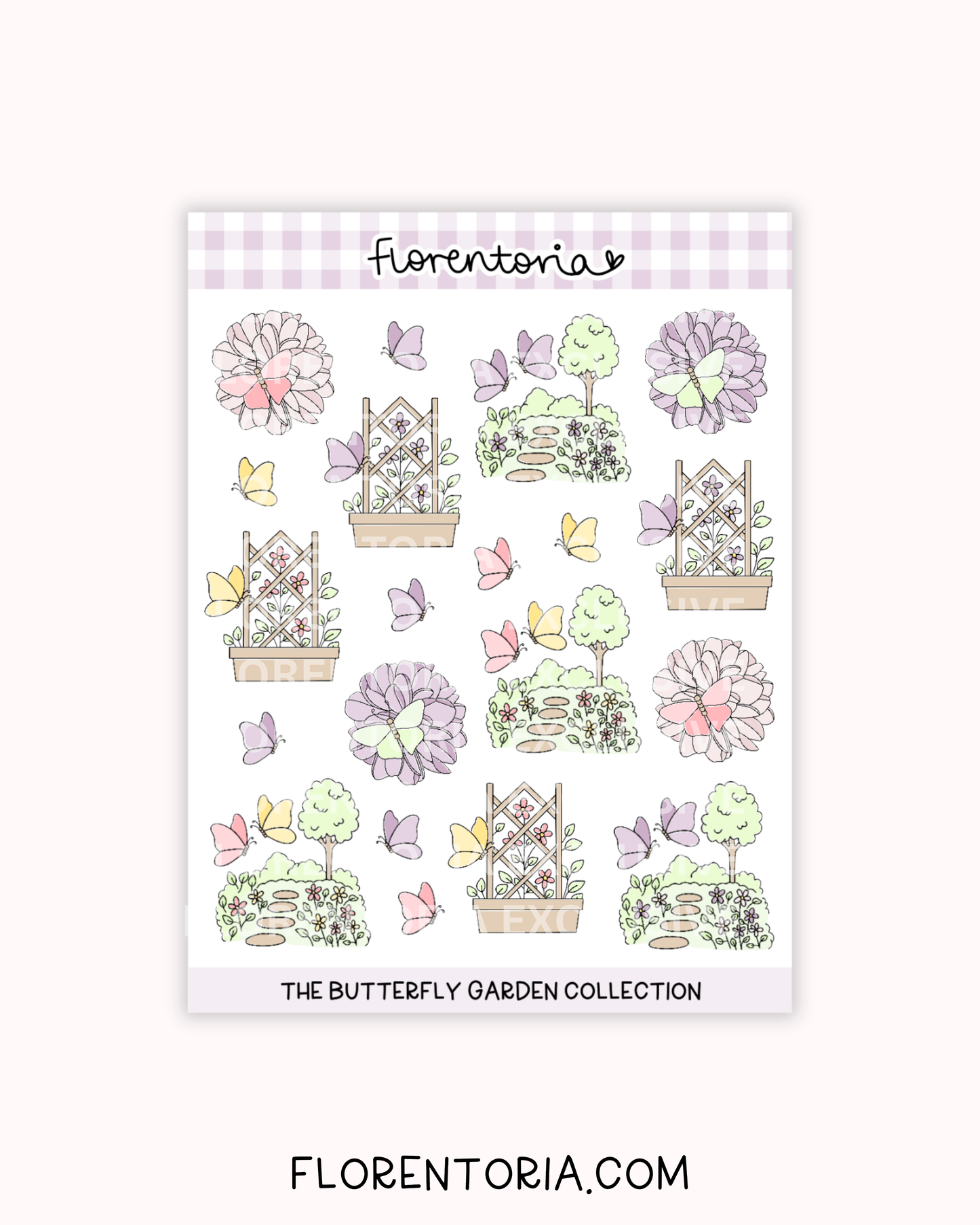 Butterfly Garden Sticker Sheet
