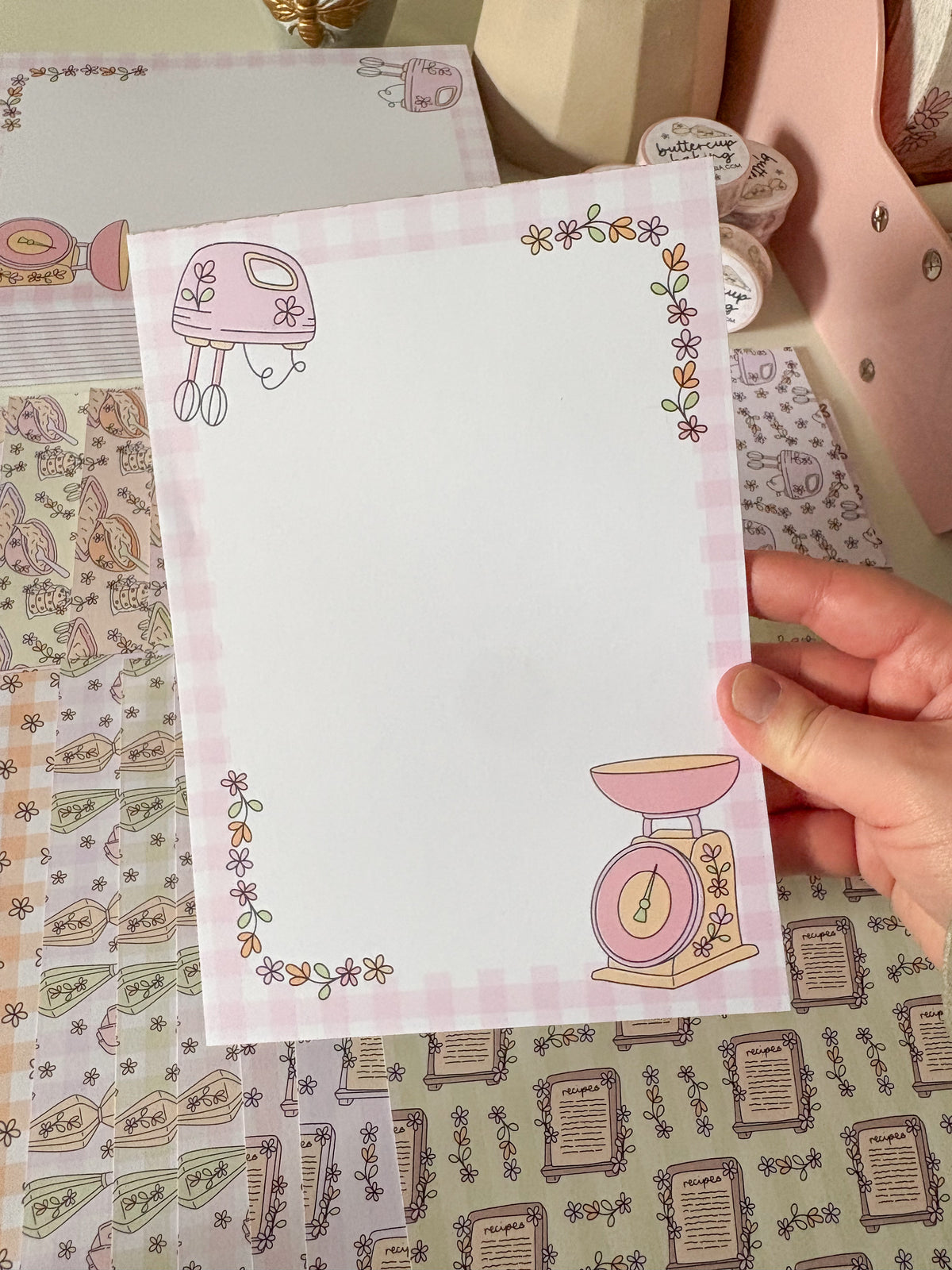 Buttercup Baking Notepad