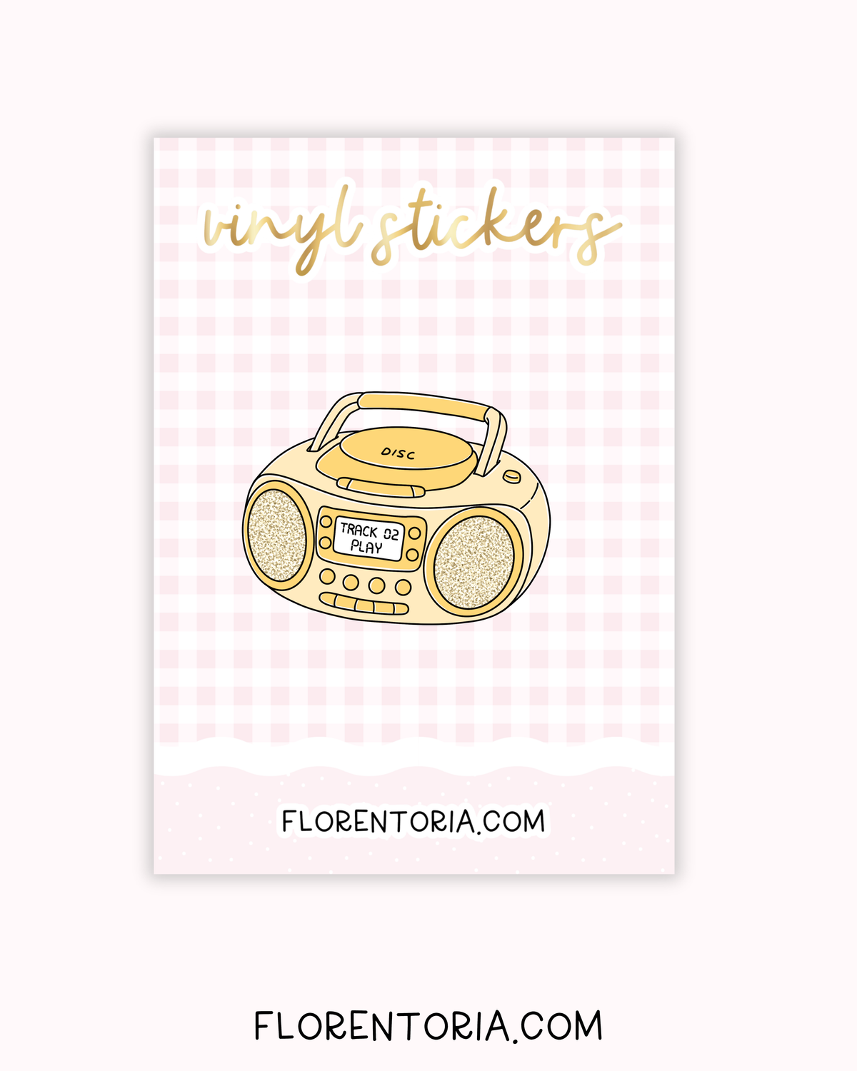 Nostalgia Vinyl Sticker