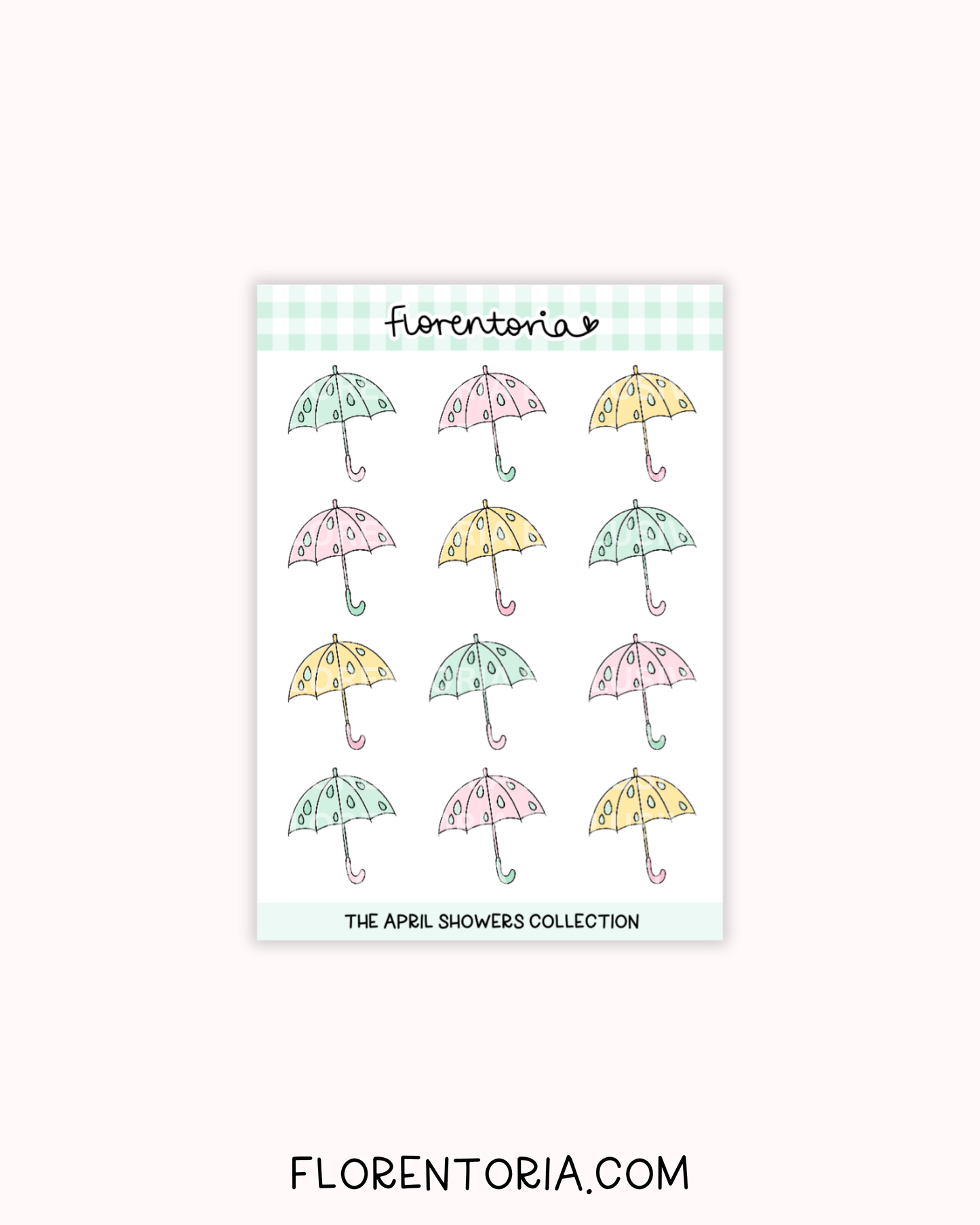 April Showers Sticker Sheet