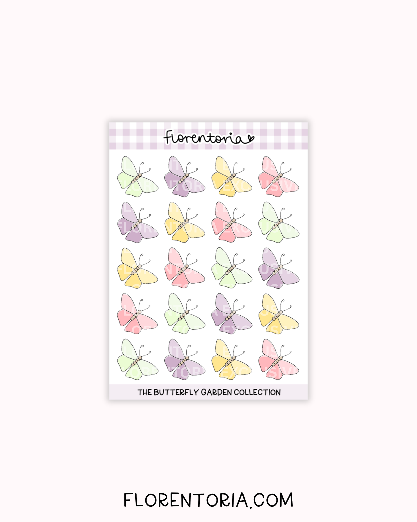 Butterfly Garden Sticker Sheet