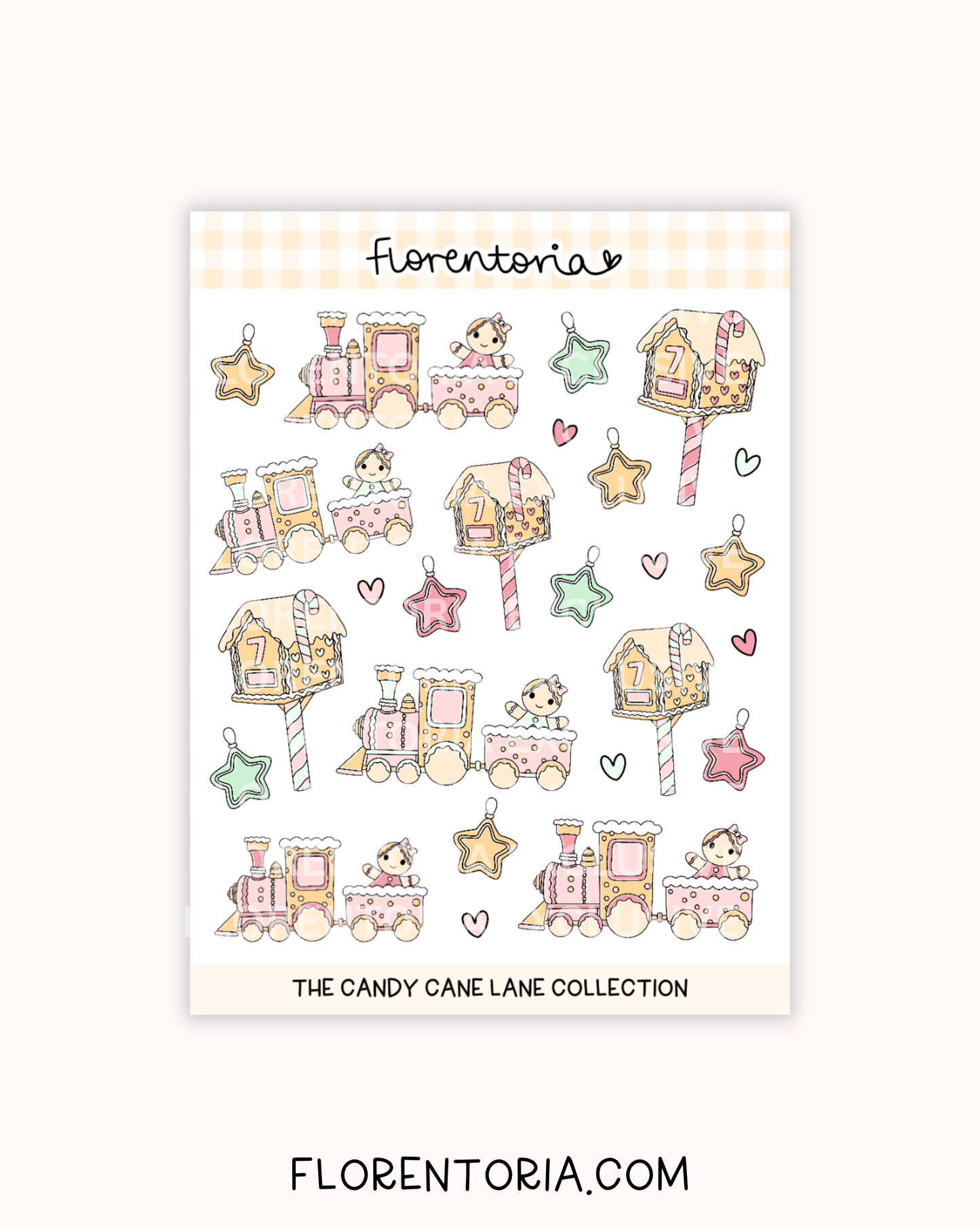 Candy Cane Lane Sticker Sheet