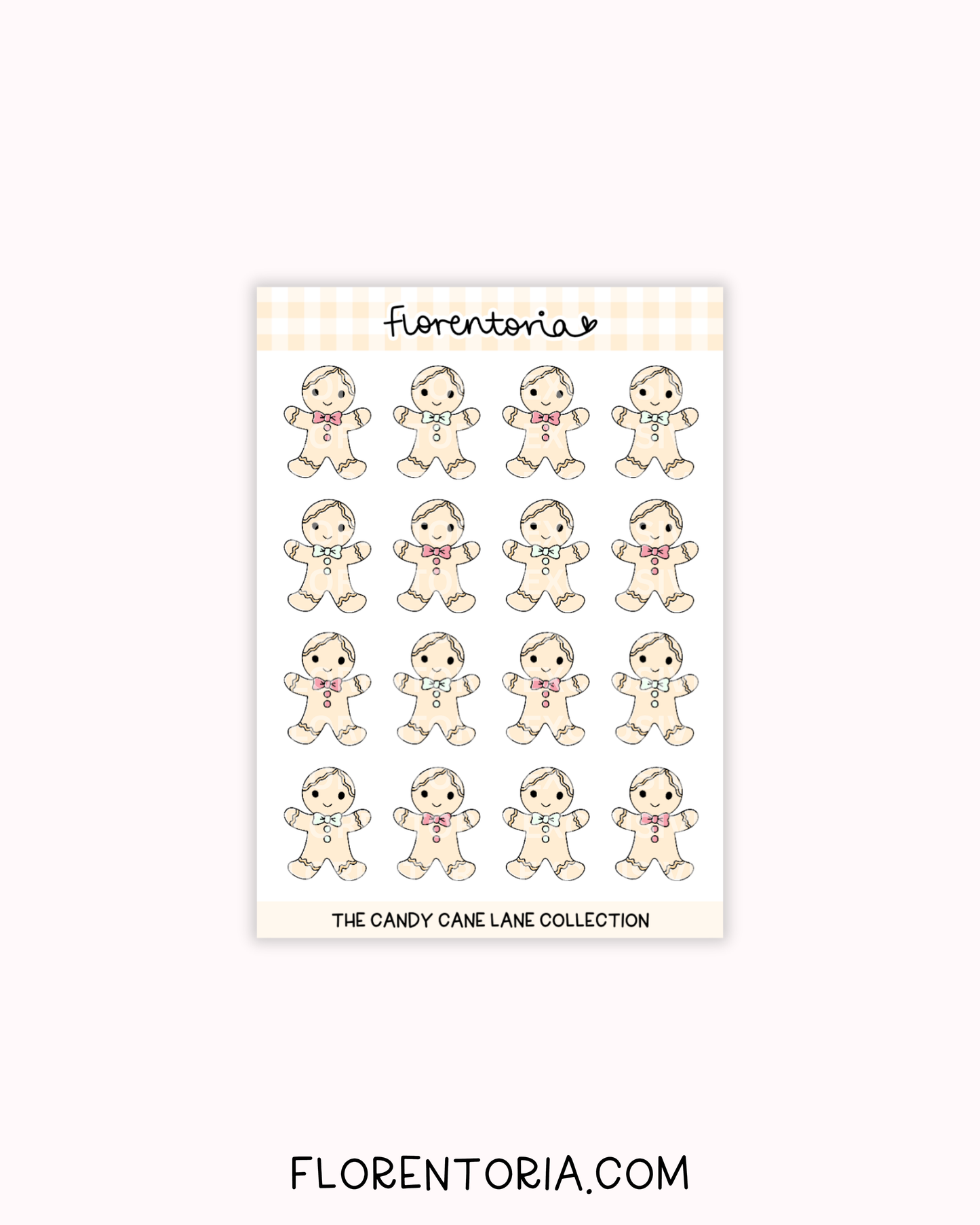 Candy Cane Lane Sticker Sheet