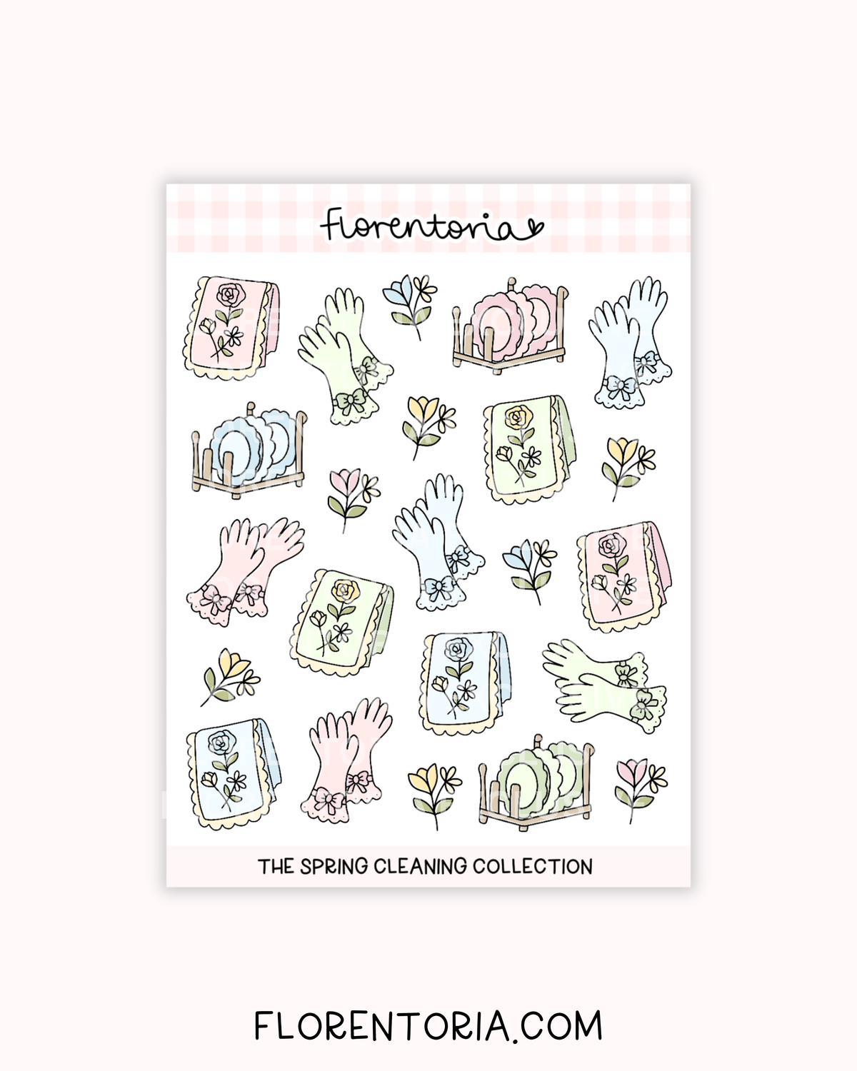 Spring Cleaning Sticker Sheet