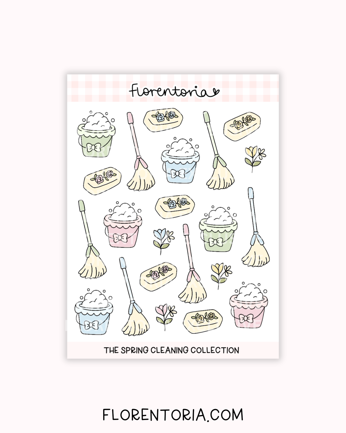 Spring Cleaning Sticker Sheet