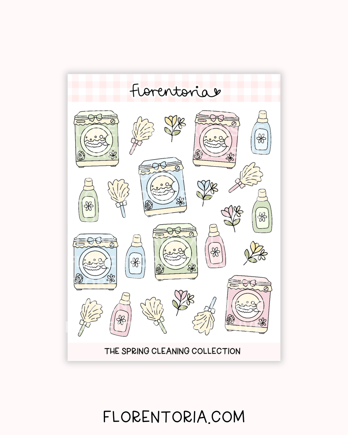 Spring Cleaning Sticker Sheet