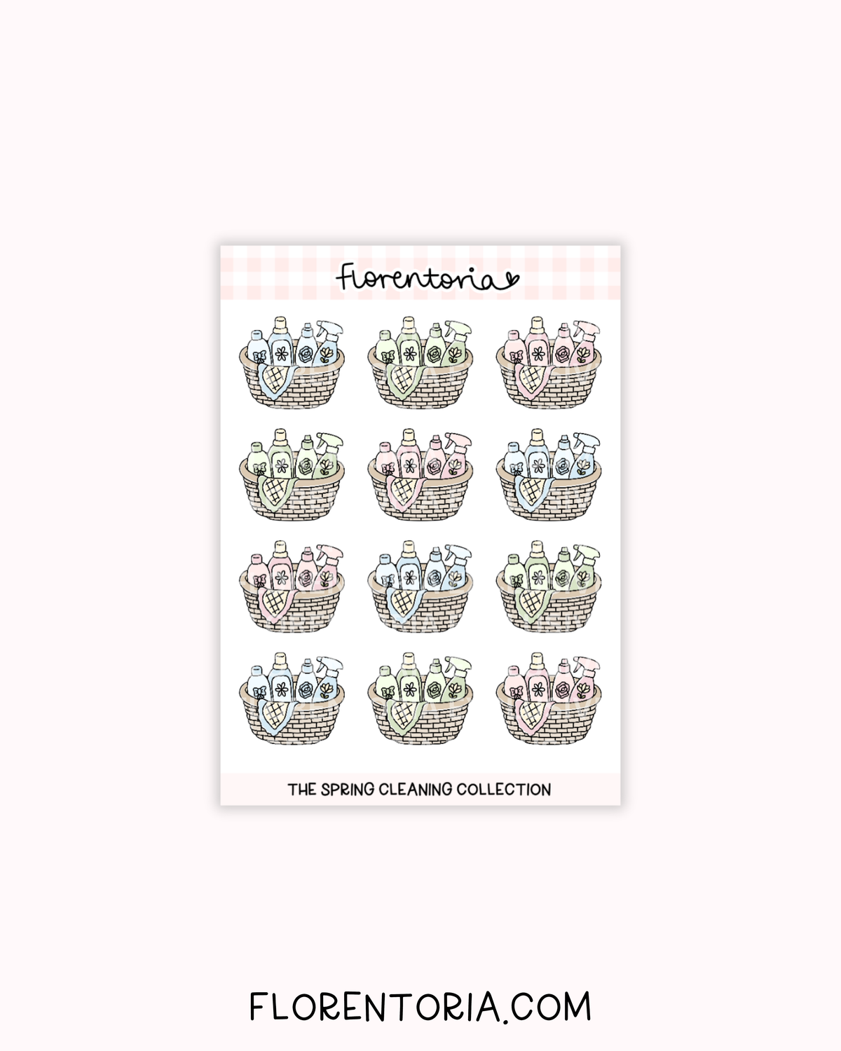 Spring Cleaning Sticker Sheet