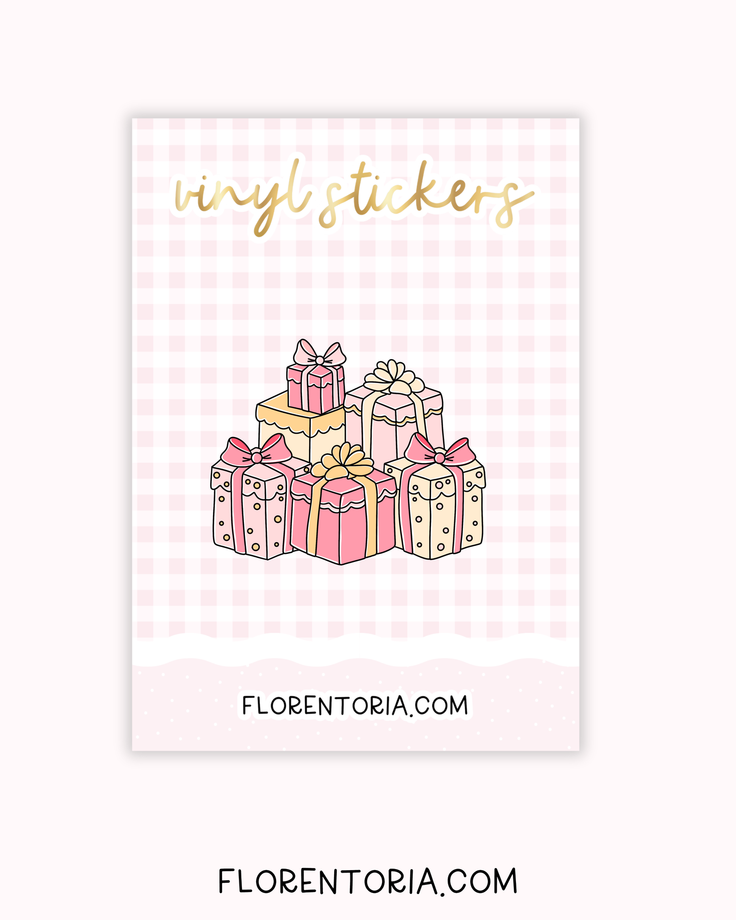 Candy Cane Lane Vinyl Sticker