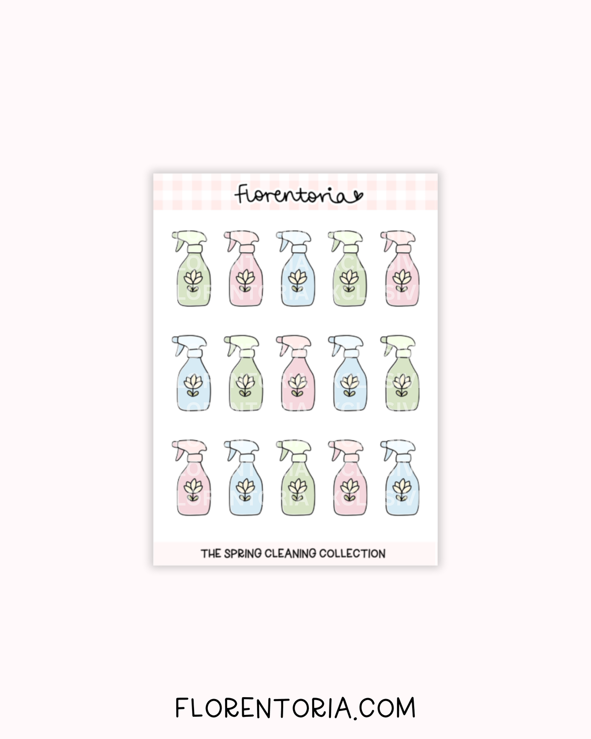 Spring Cleaning Sticker Sheet