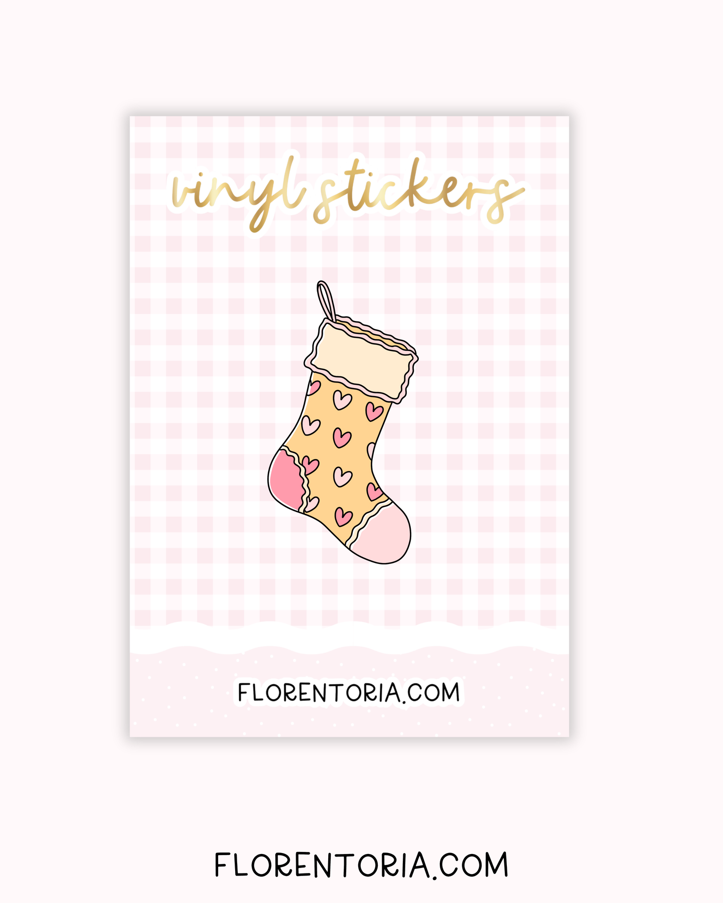 Candy Cane Lane Vinyl Sticker