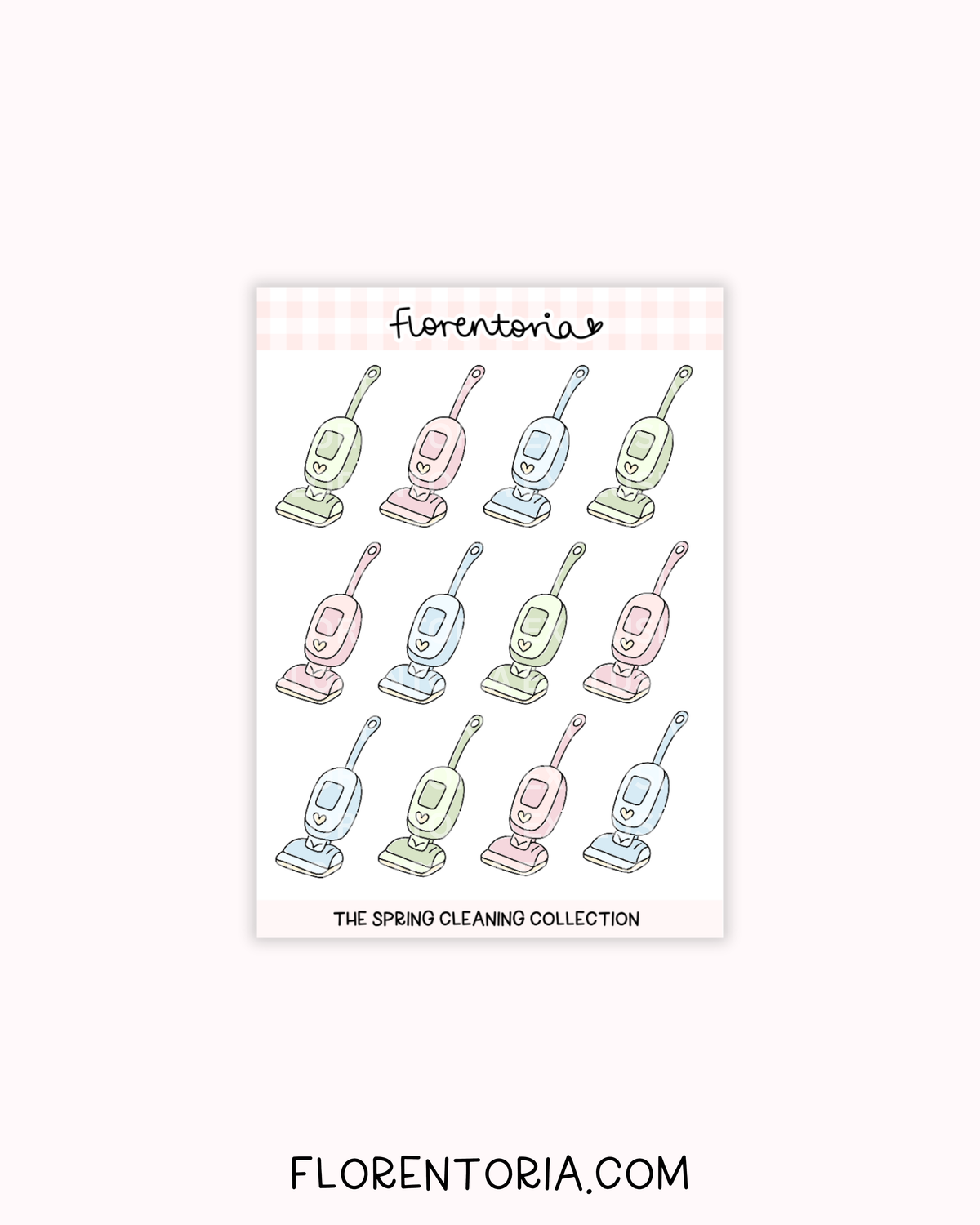 Spring Cleaning Sticker Sheet