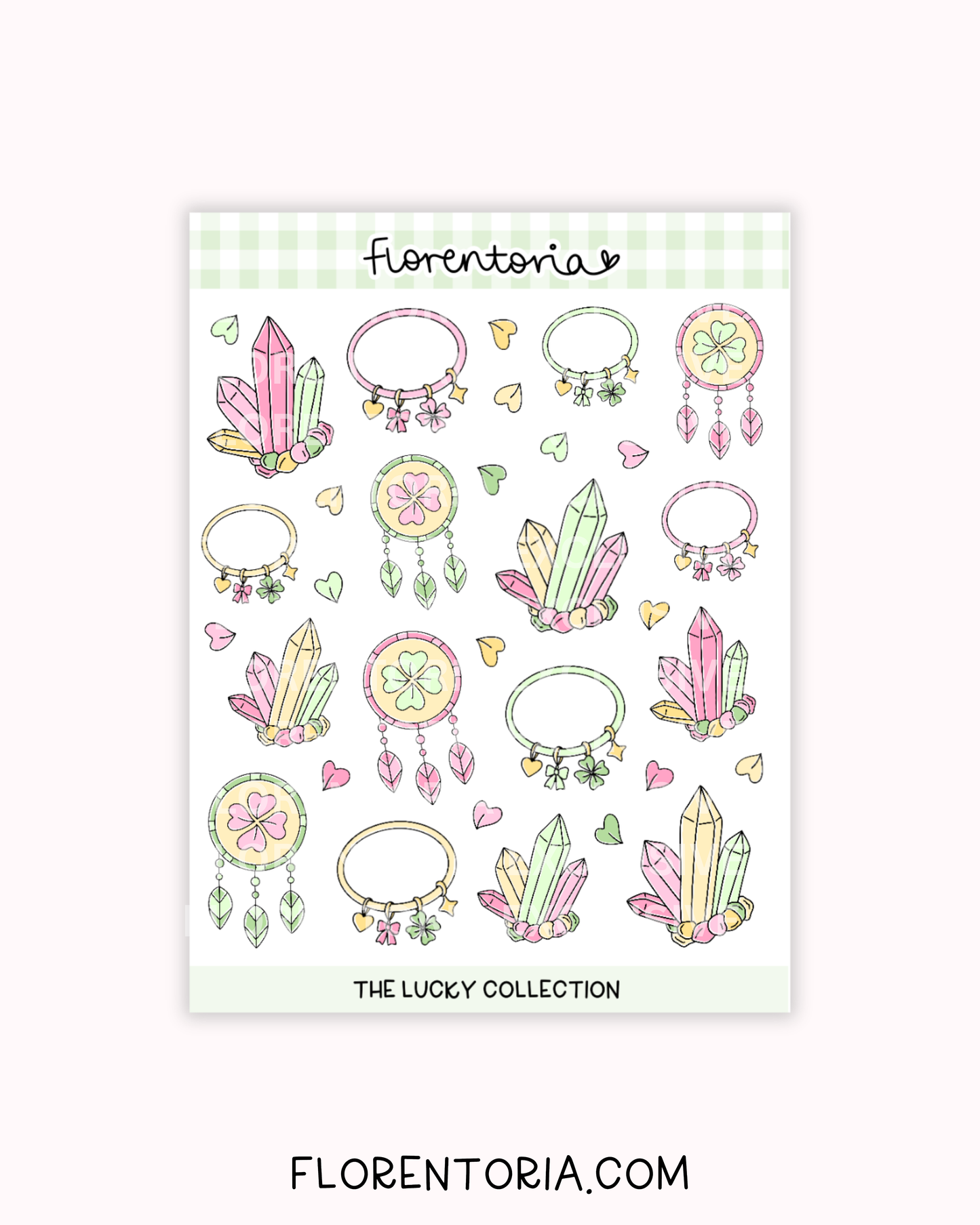 Lucky Sticker Sheet