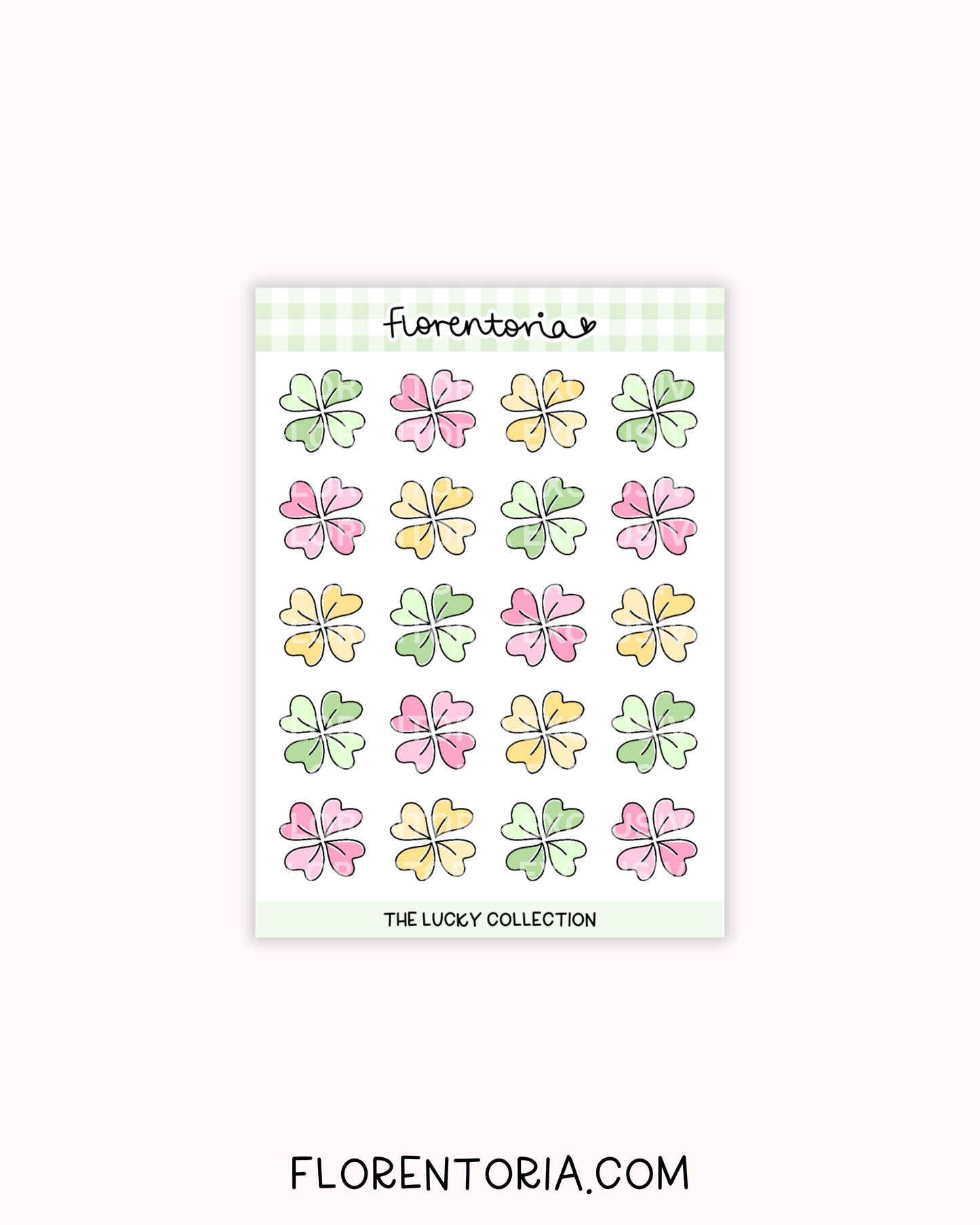 Lucky Sticker Sheet
