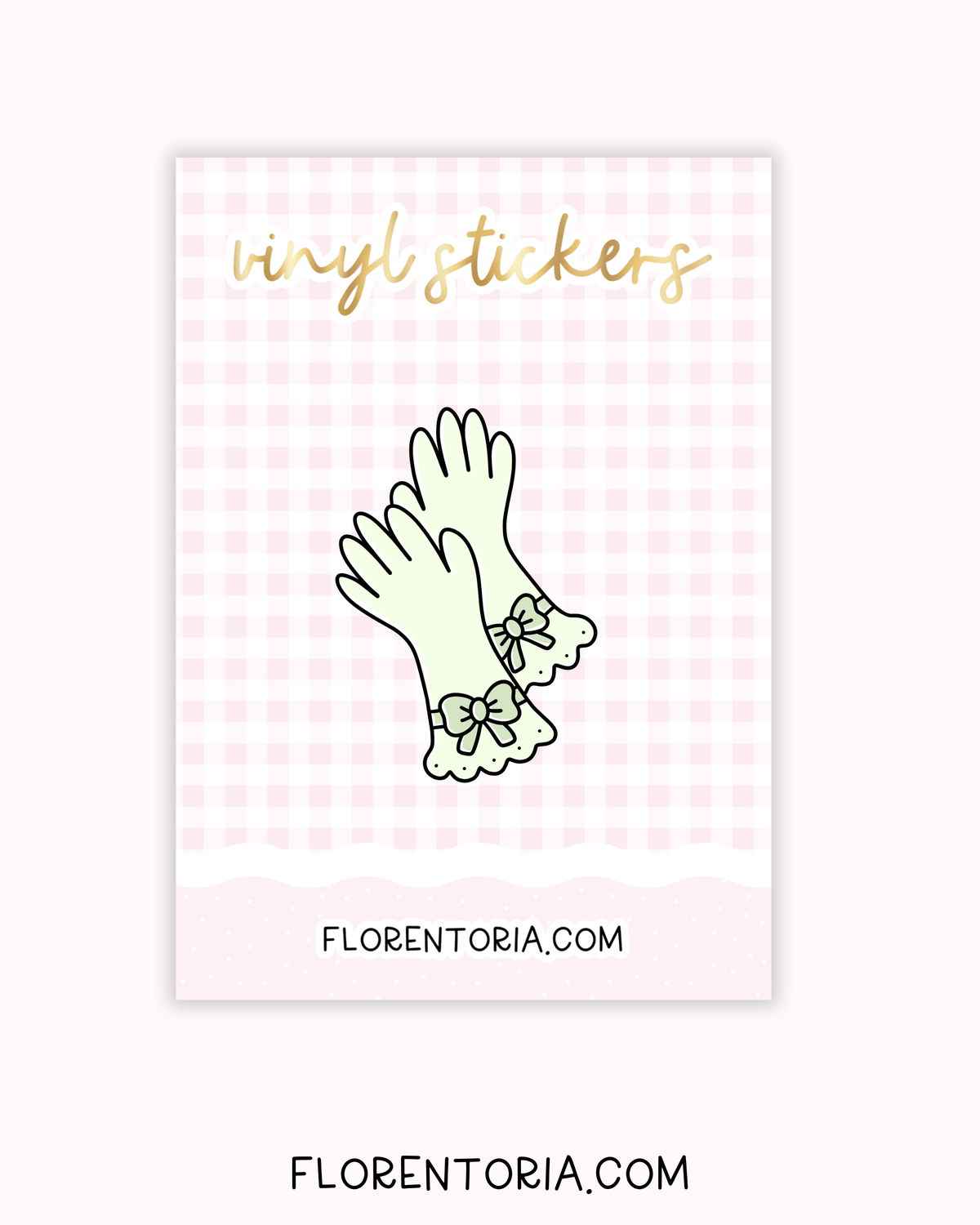 Spring Cleaning Vinyl Sticker