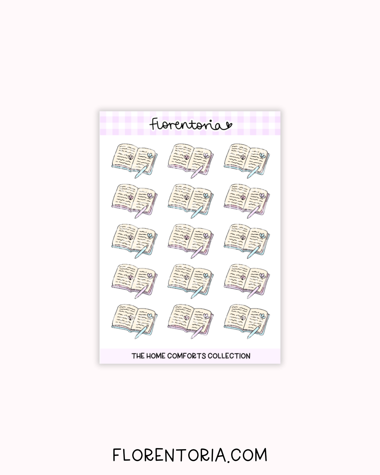 Home Comforts Sticker Sheet