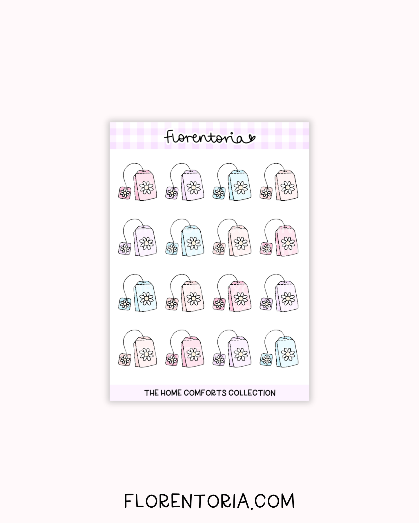 Home Comforts Sticker Sheet