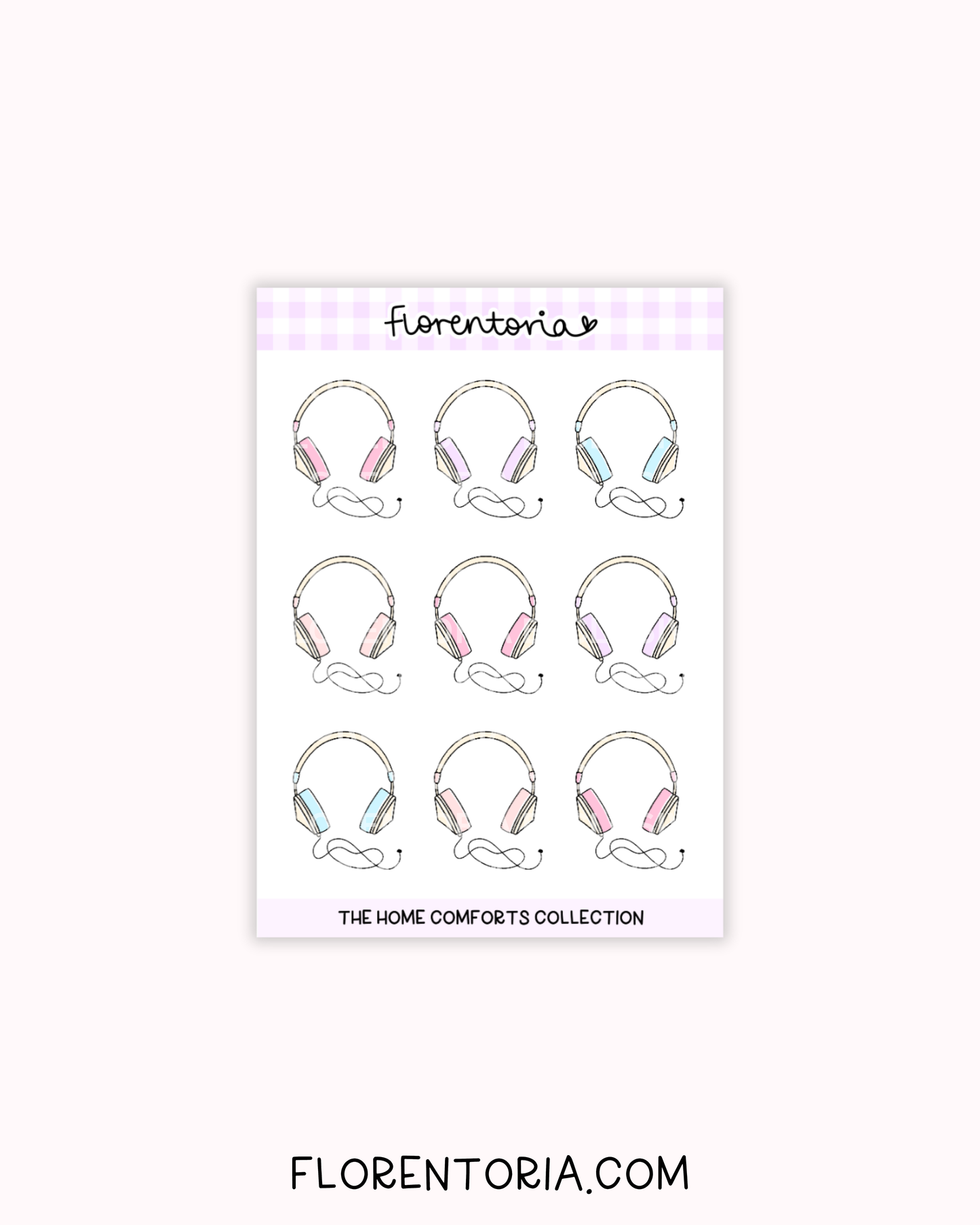 Home Comforts Sticker Sheet